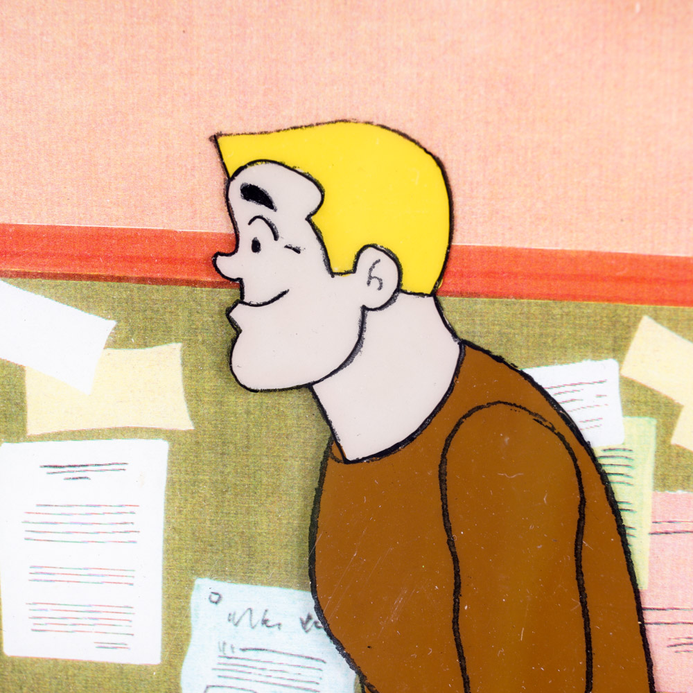Original Circa 1960s Production Cel from Filmation's "The Archie Show"