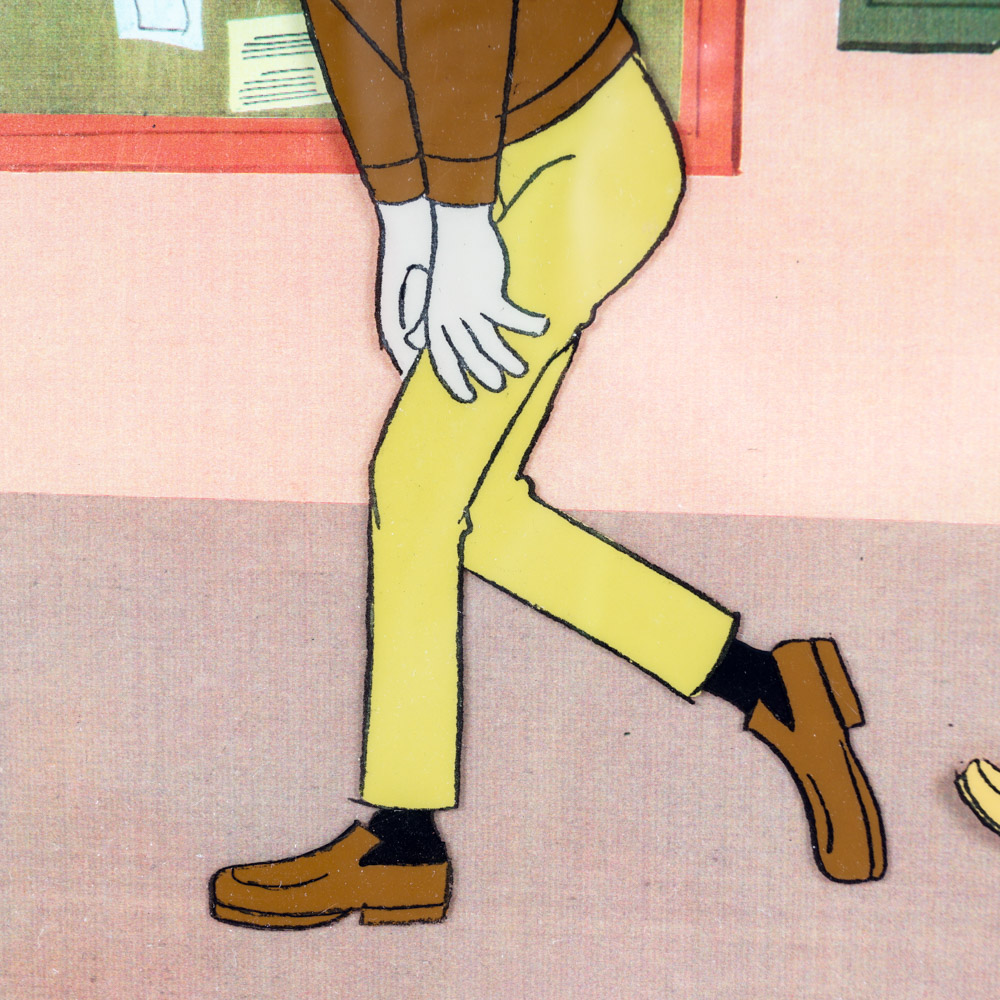 Original Circa 1960s Production Cel from Filmation's "The Archie Show"