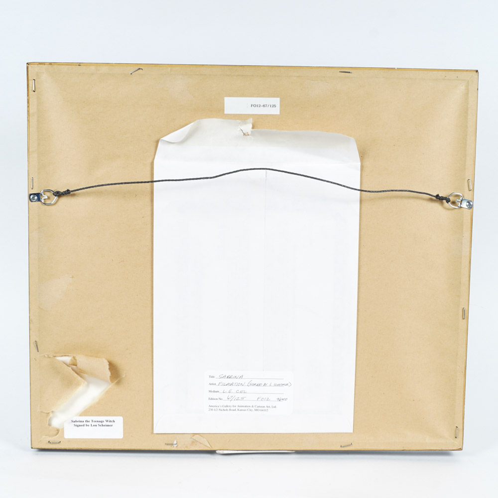 Lou Scheimer/Filmation Limited Edition "Sabrina the Teenage Witch" Animation Cel