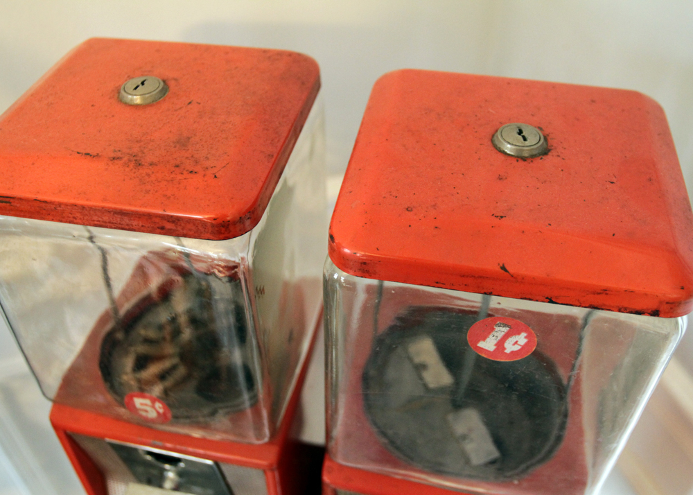 Vintage Double Gumball Machine by Northwestern