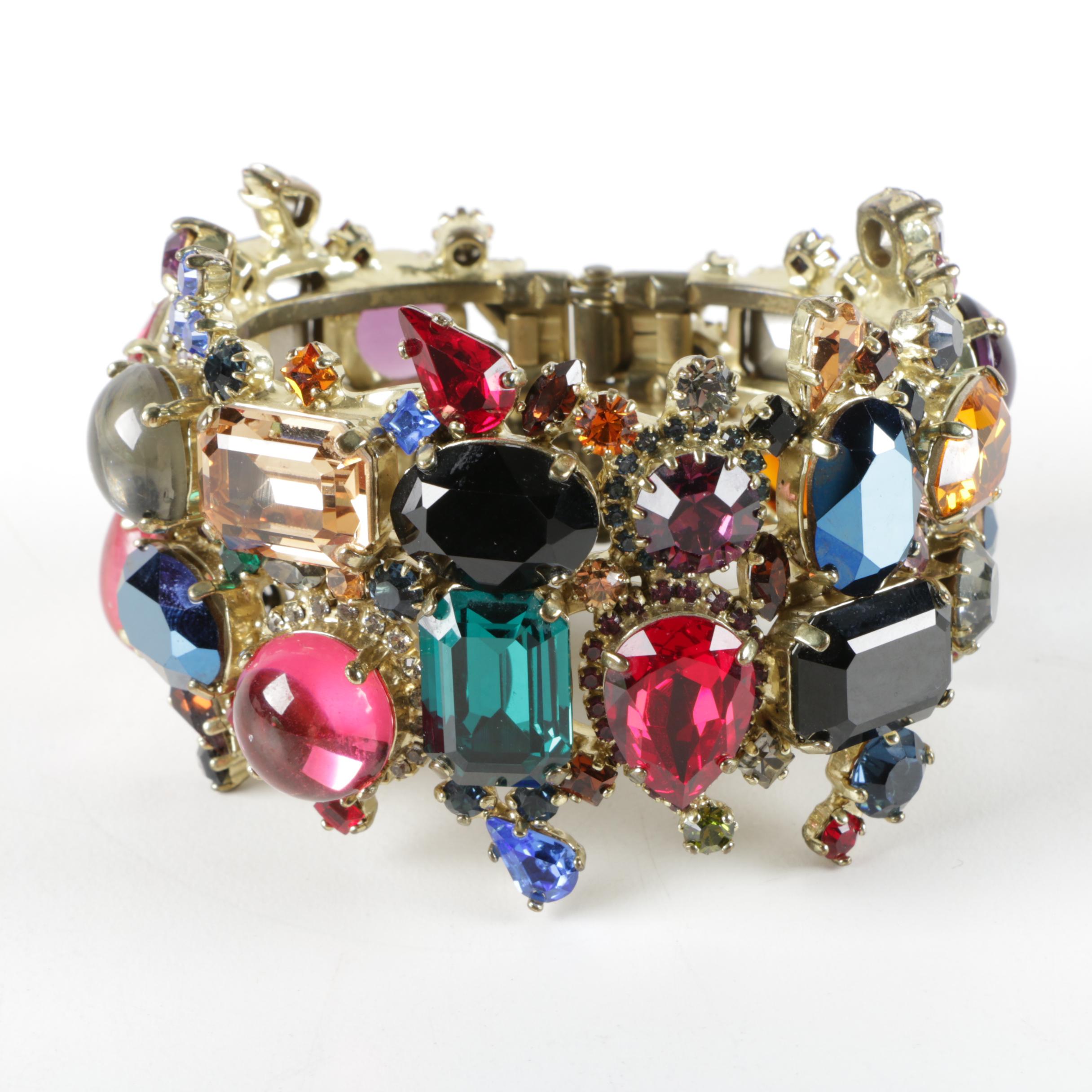 Rodrigo Otazu Crystal and Glass Bracelet