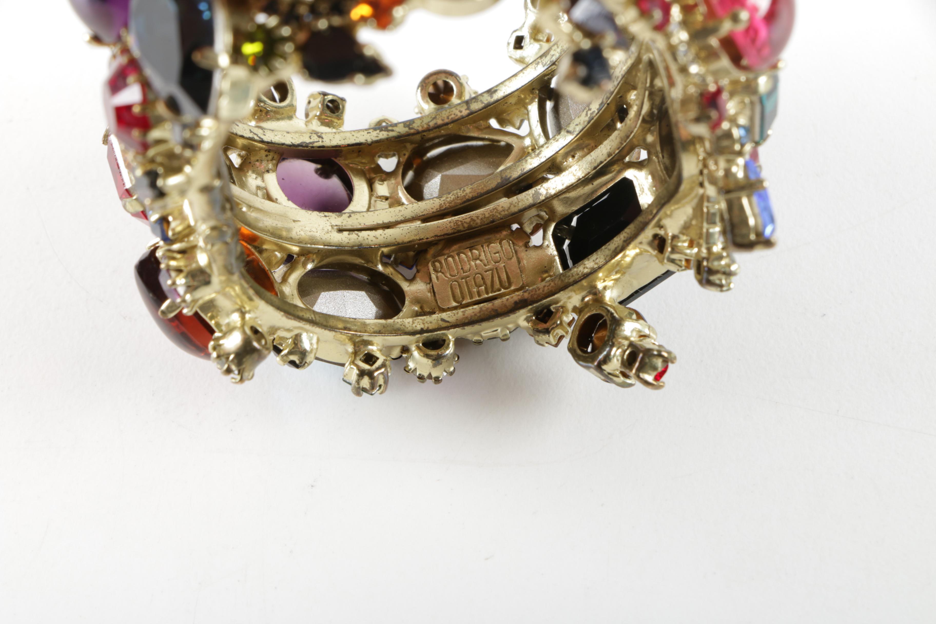 Rodrigo Otazu Crystal and Glass Bracelet