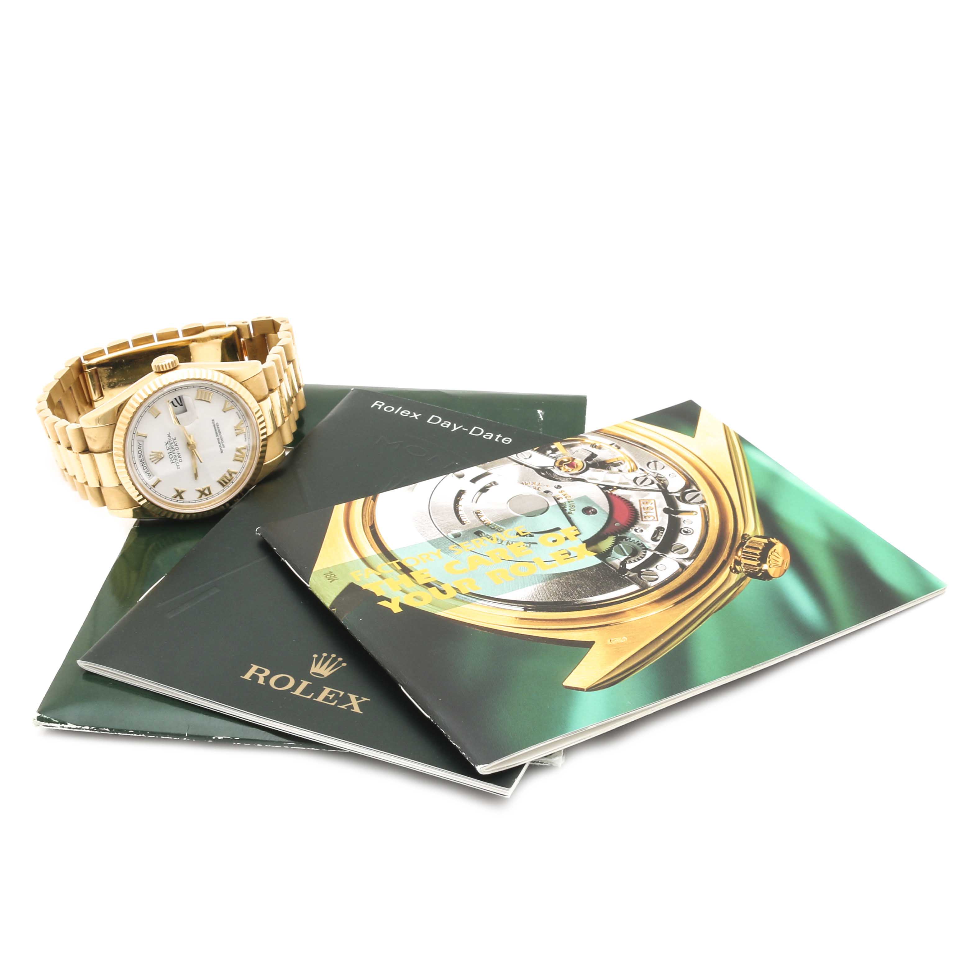 Rolex Day-Date 18K Yellow Gold Watch