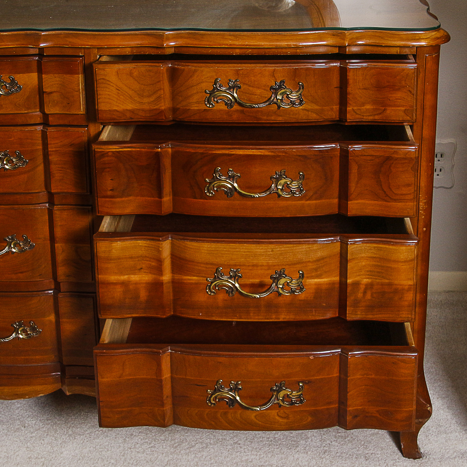 Louis XV Style Dresser by Permacraft Furniture of the Sanford Furniture Company