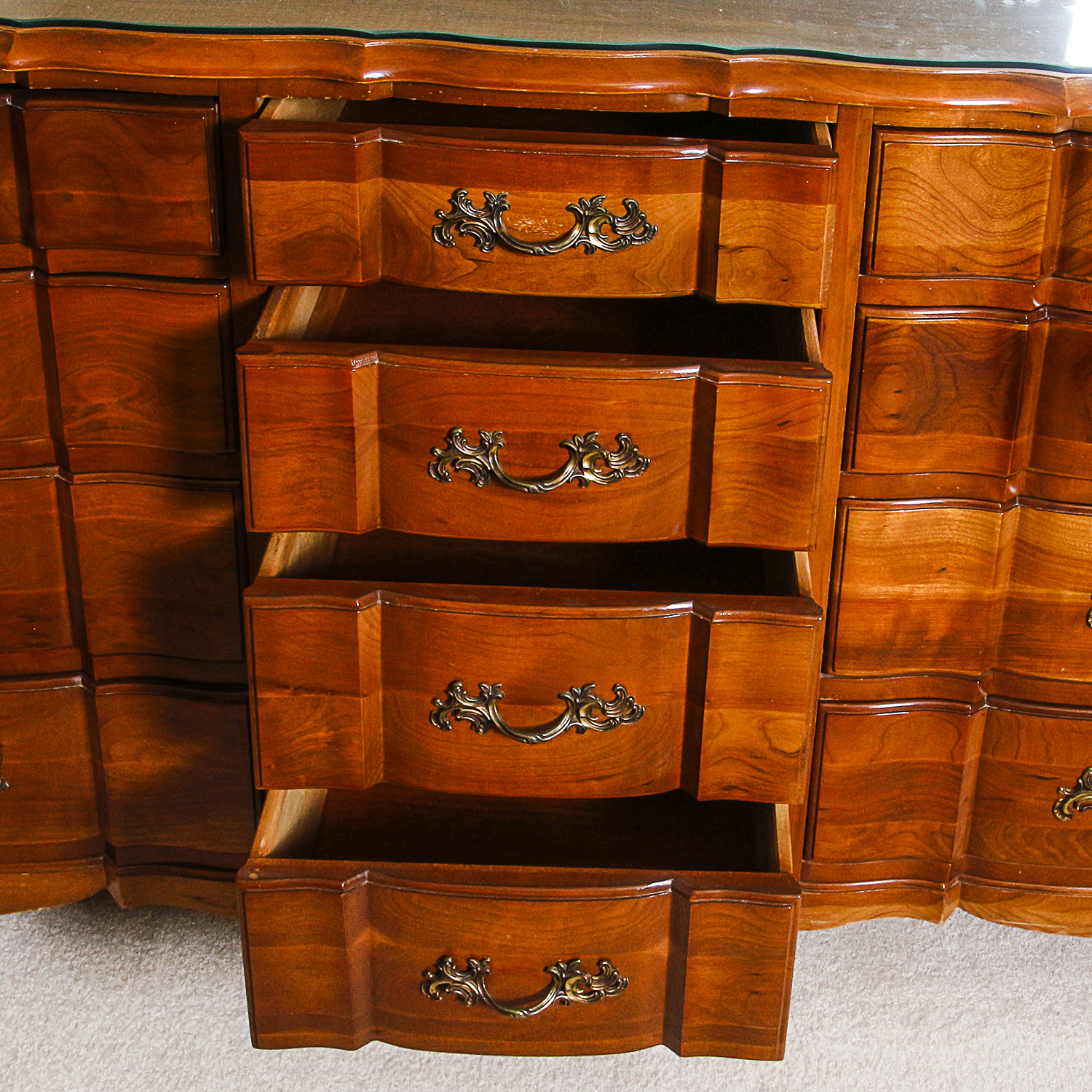 Louis XV Style Dresser by Permacraft Furniture of the Sanford Furniture Company