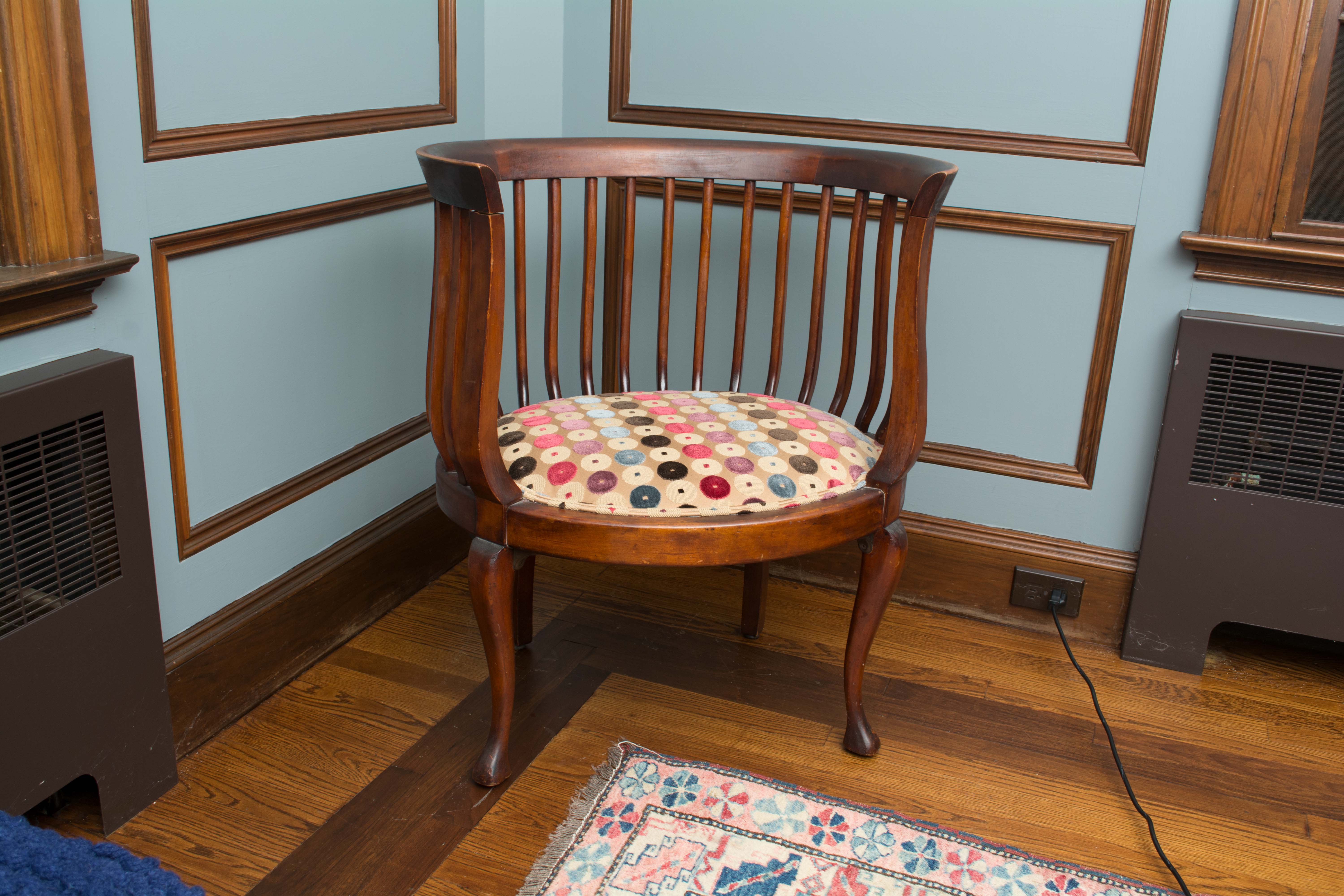 Late Victorian Barrel-Back Chair