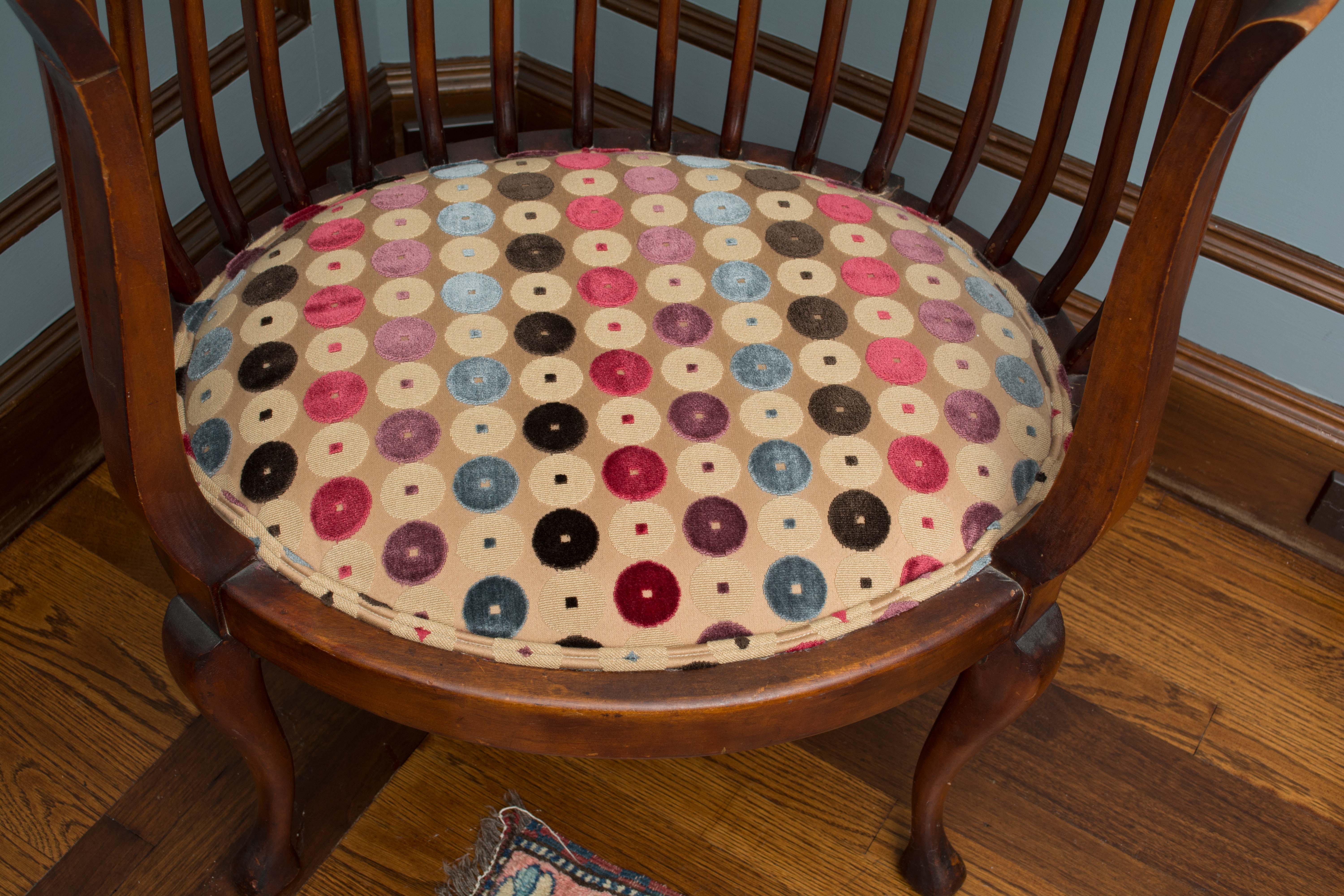 Late Victorian Barrel-Back Chair