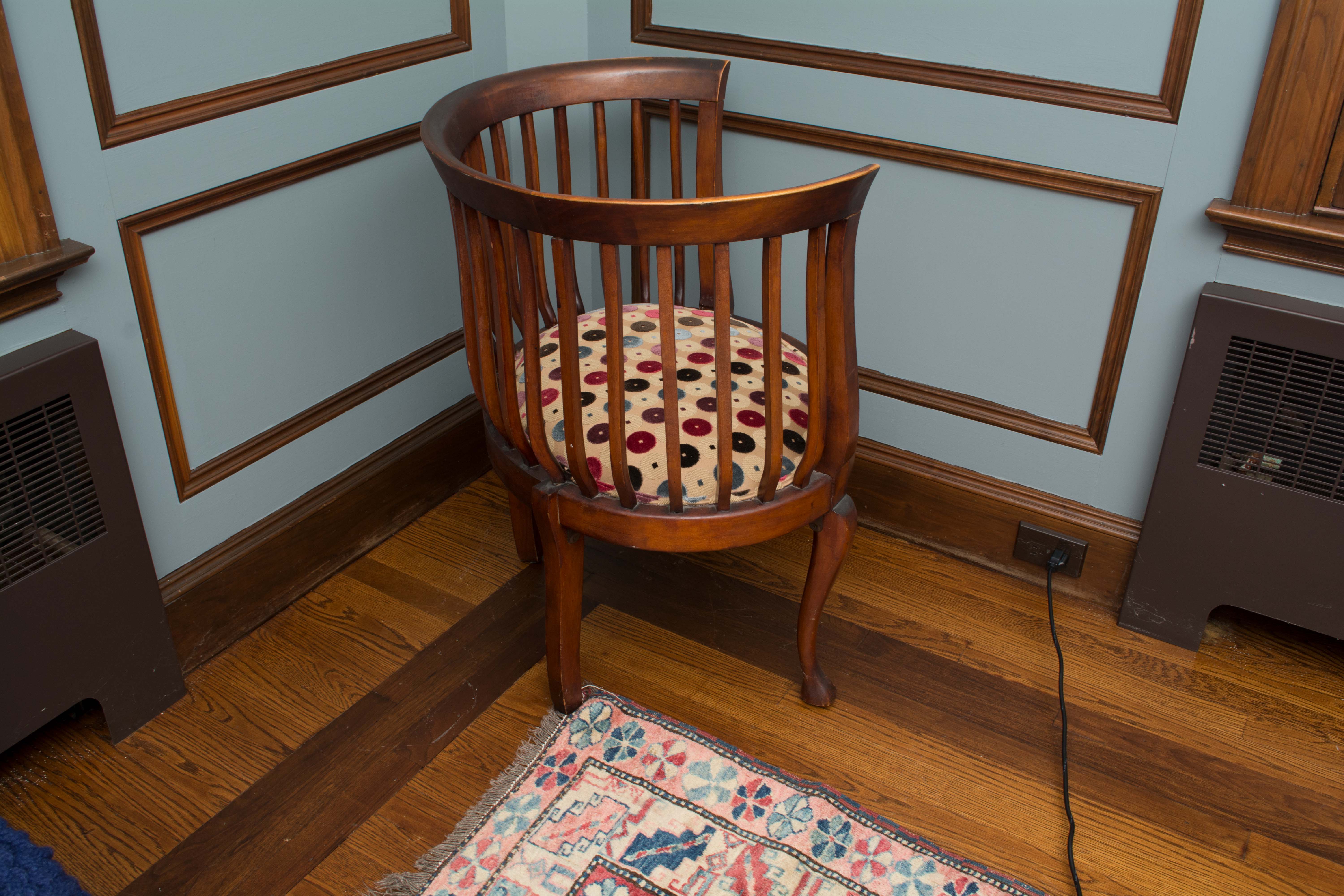 Late Victorian Barrel-Back Chair