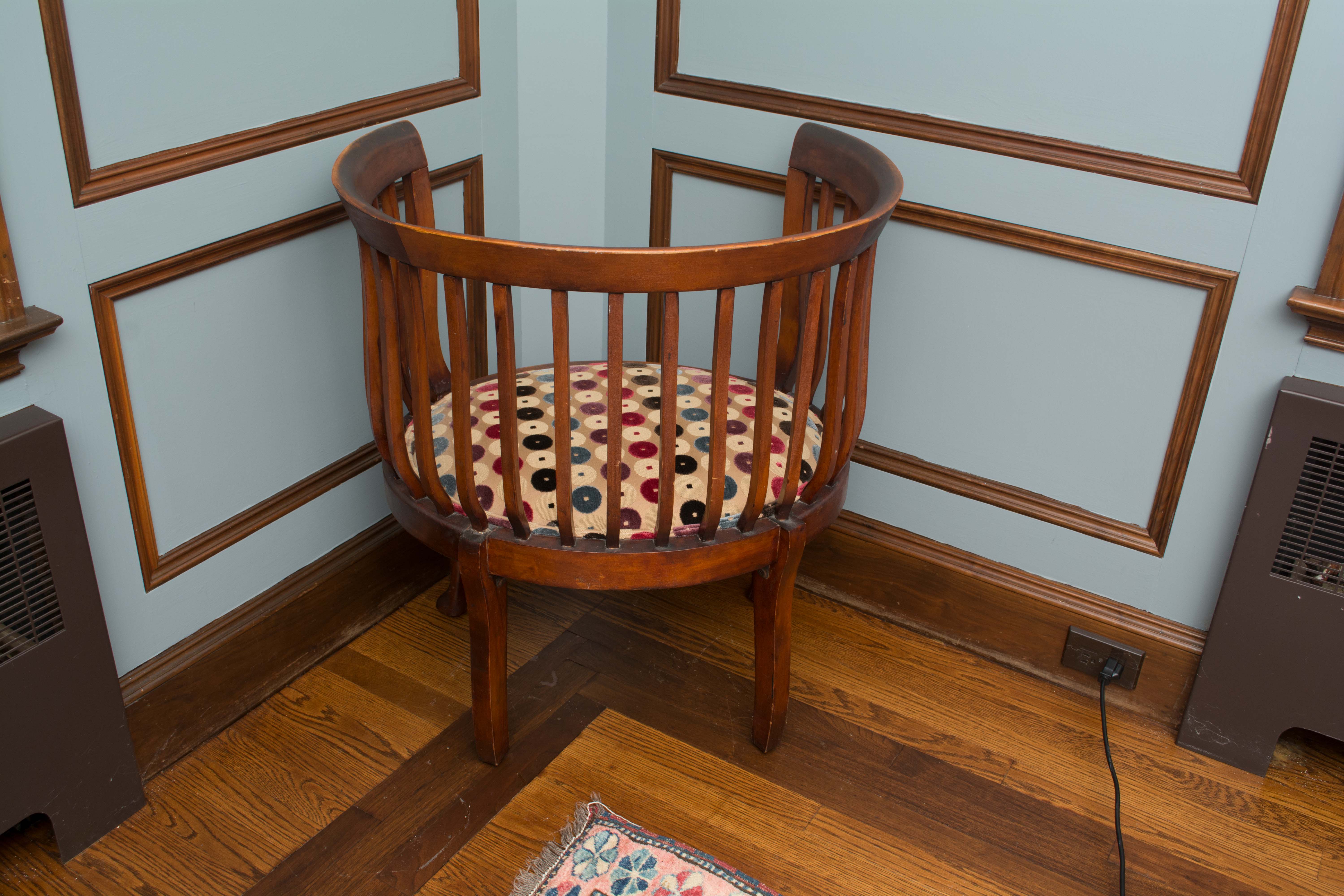 Late Victorian Barrel-Back Chair