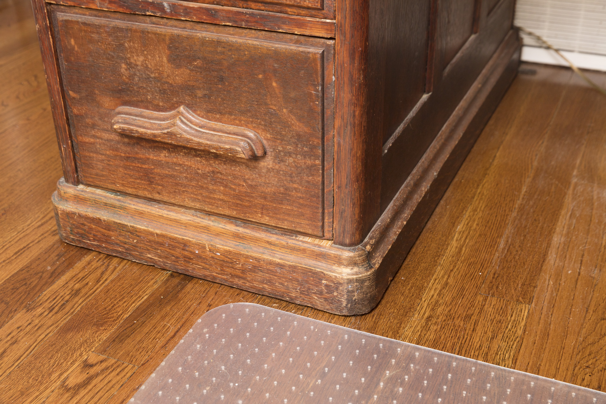 Oak Roll Top Double Pedestal Desk by Rand & Leopold Desk Company