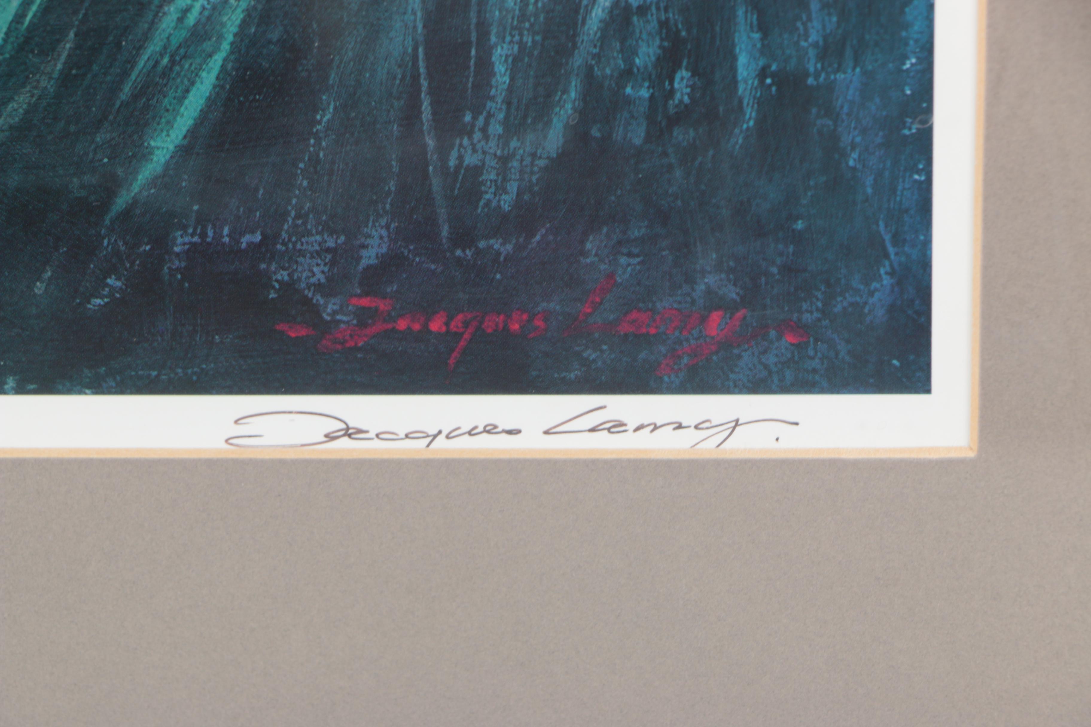 Limited Edition Jacques Lamy Offset Lithograph on Paper "L.R.R.P."