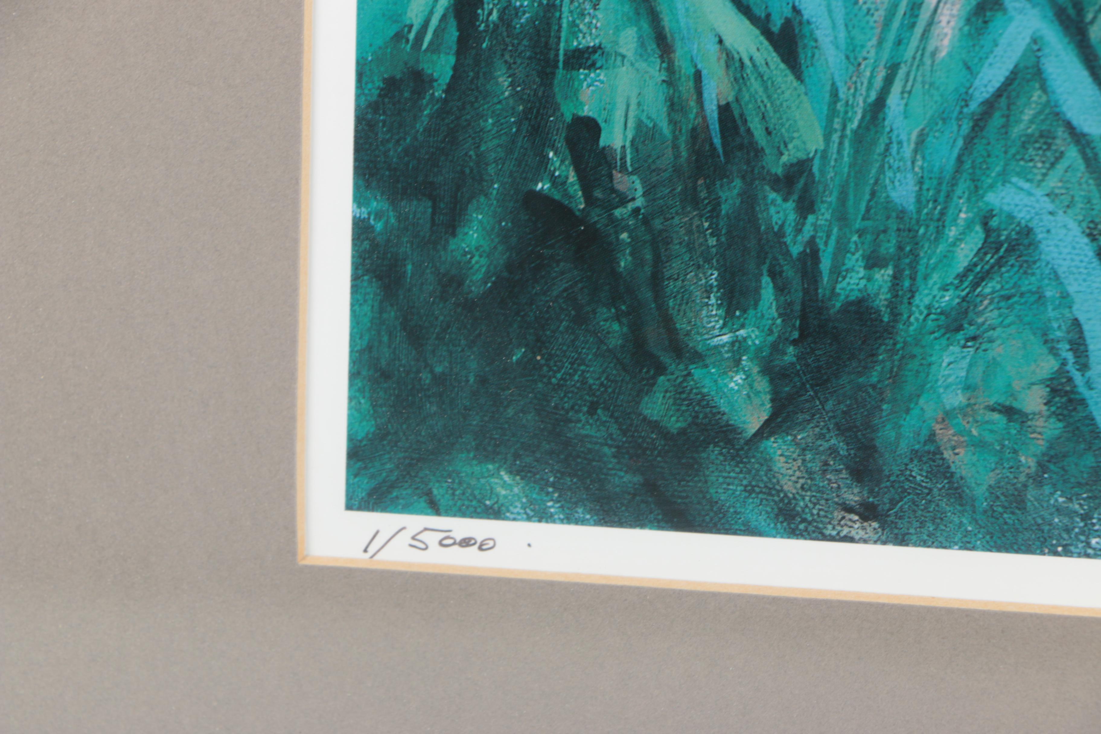 Limited Edition Jacques Lamy Offset Lithograph on Paper "L.R.R.P."