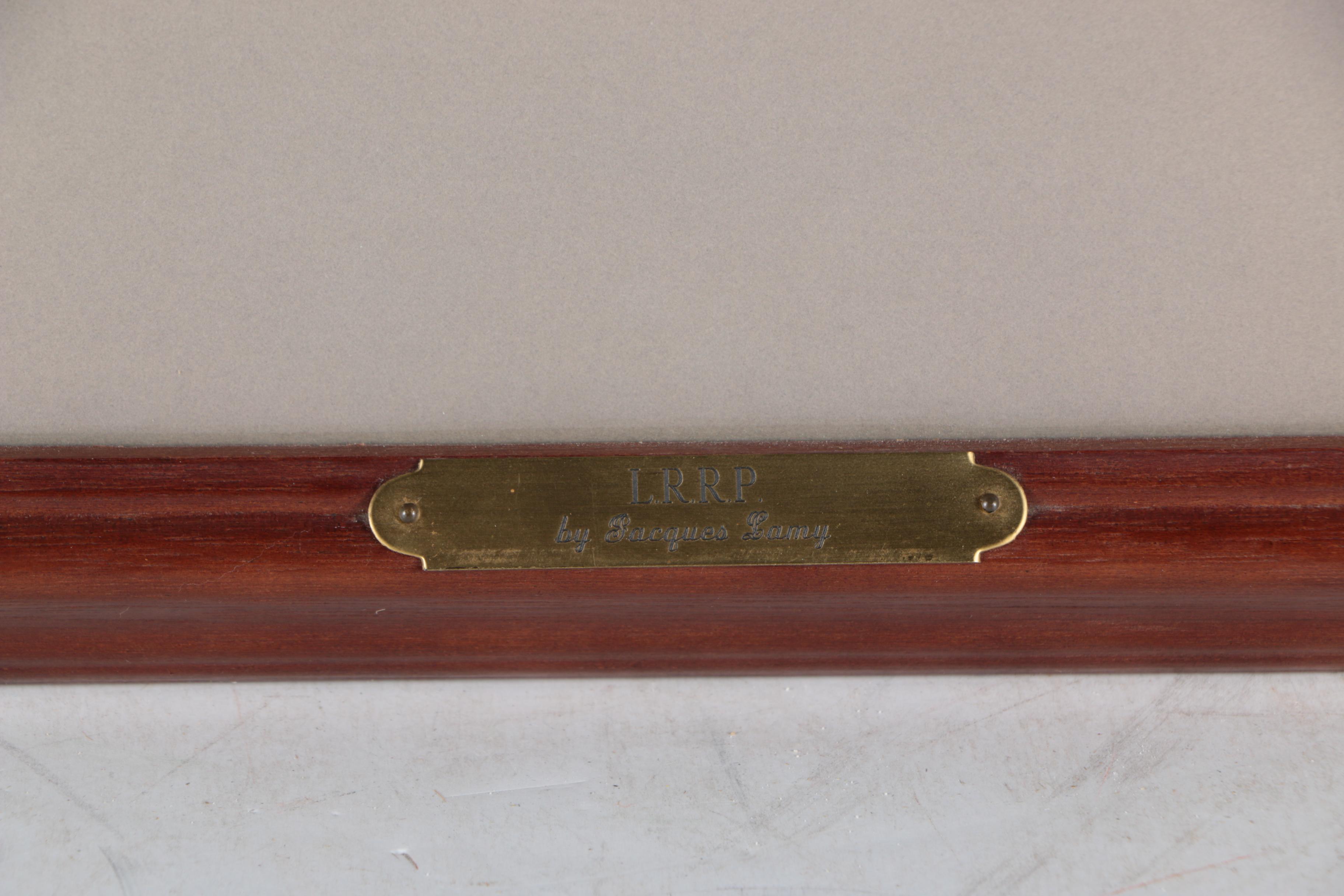 Limited Edition Jacques Lamy Offset Lithograph on Paper "L.R.R.P."