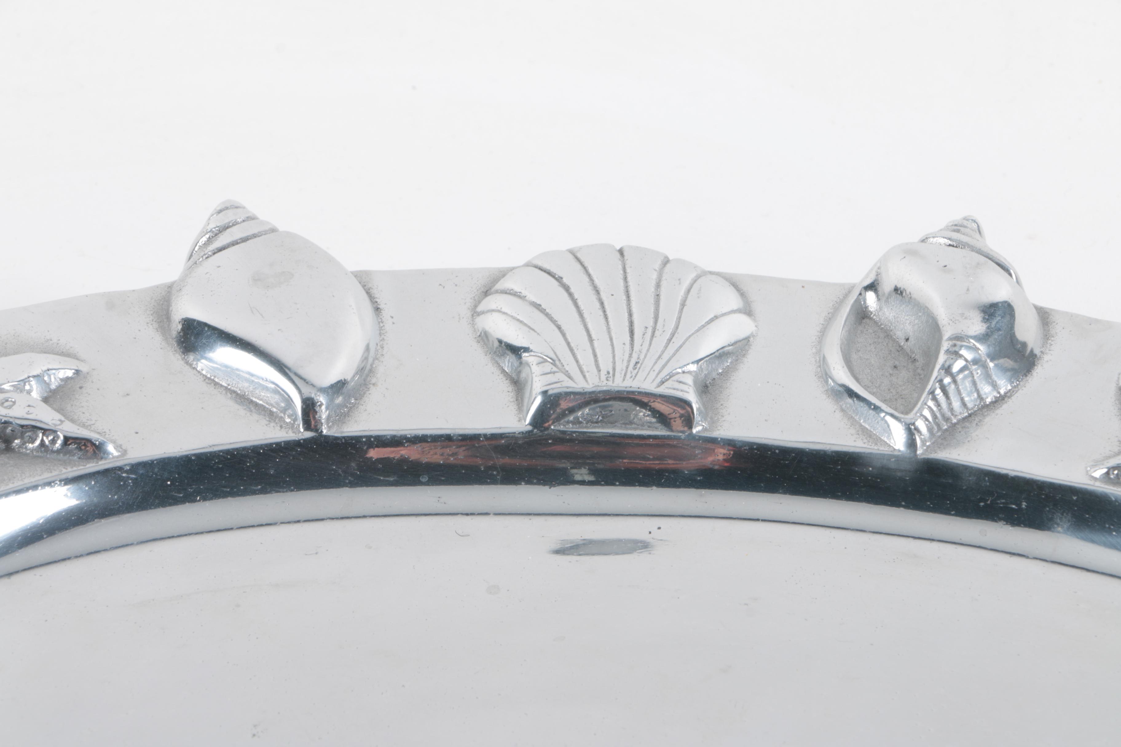 Chrome Metal Trays and Bowls