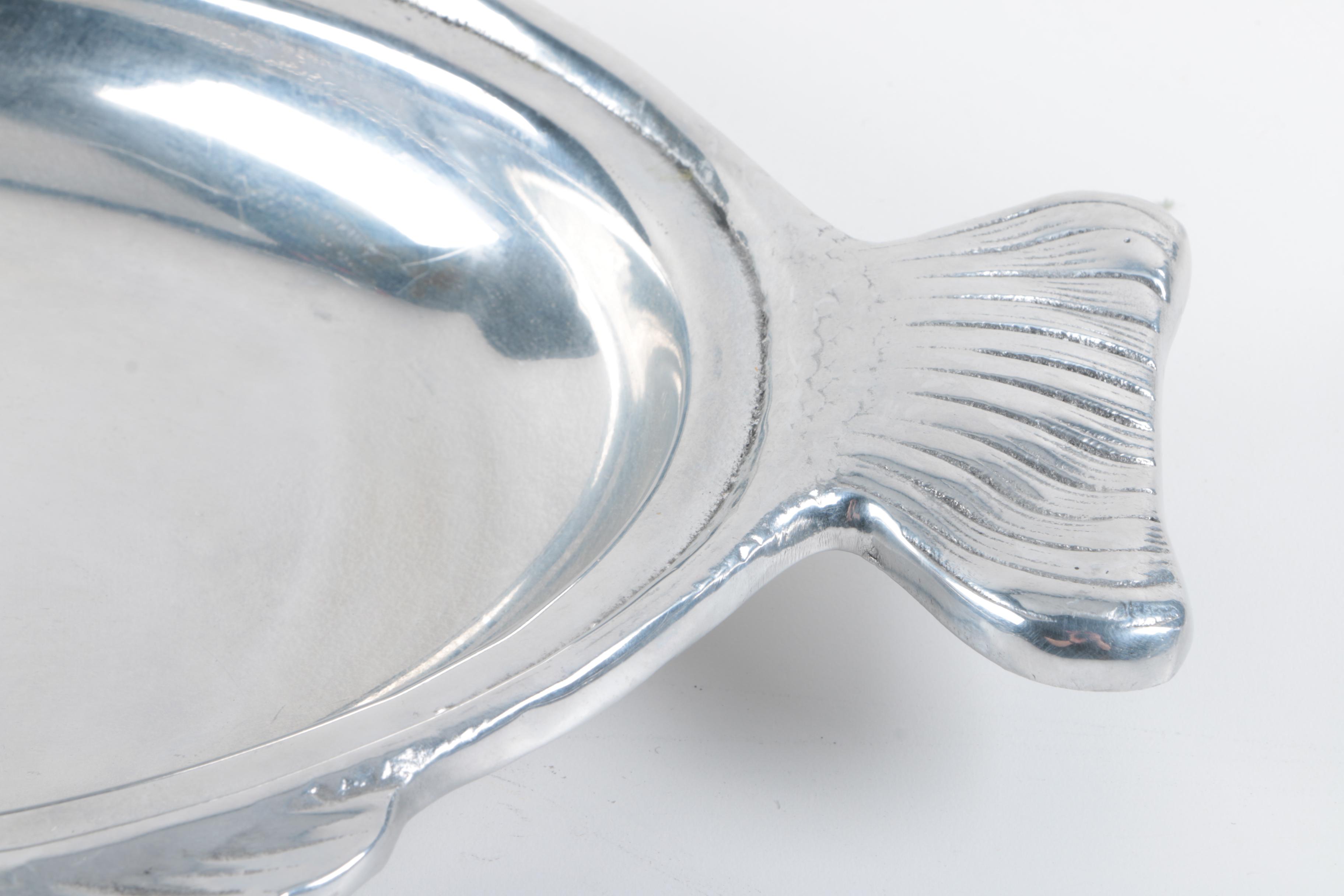 Chrome Metal Trays and Bowls