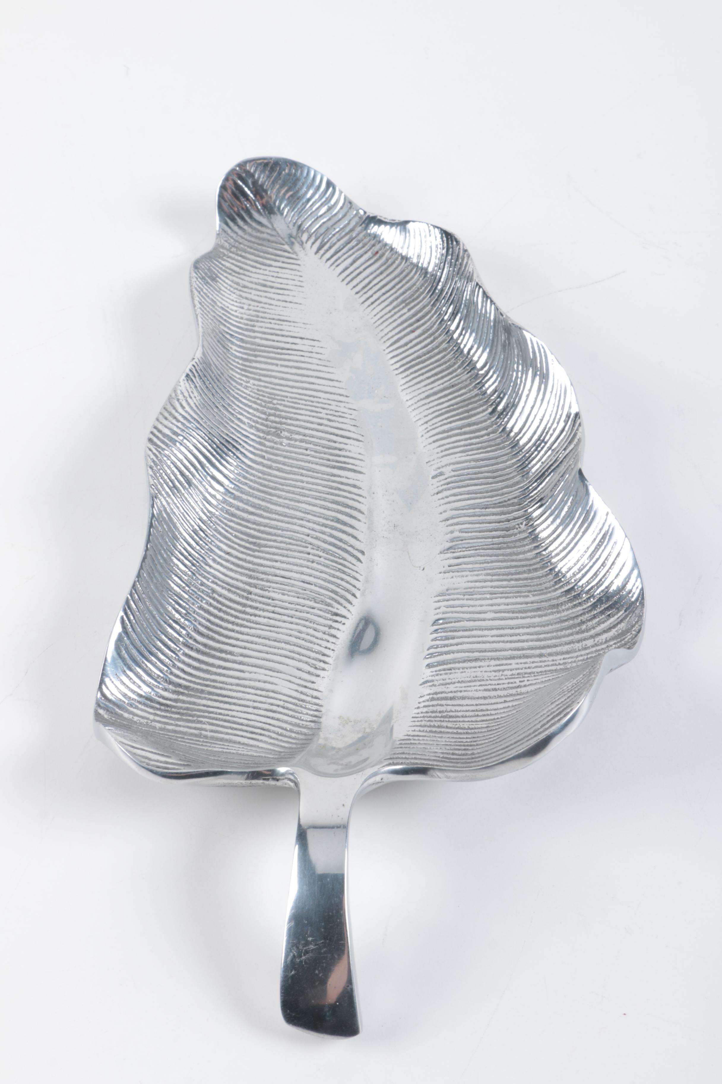 Chrome Metal Trays and Bowls