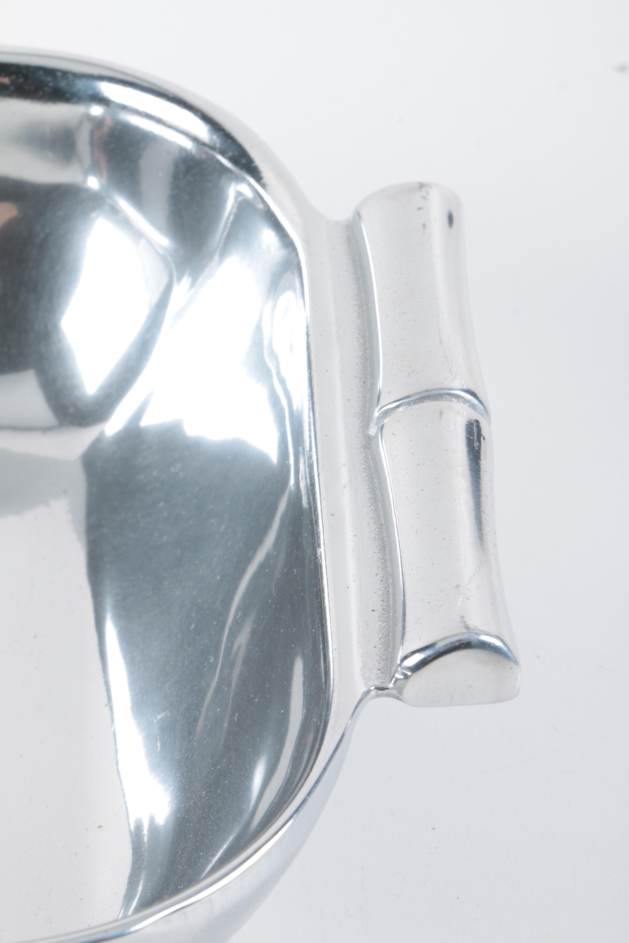 Chrome Metal Trays and Bowls