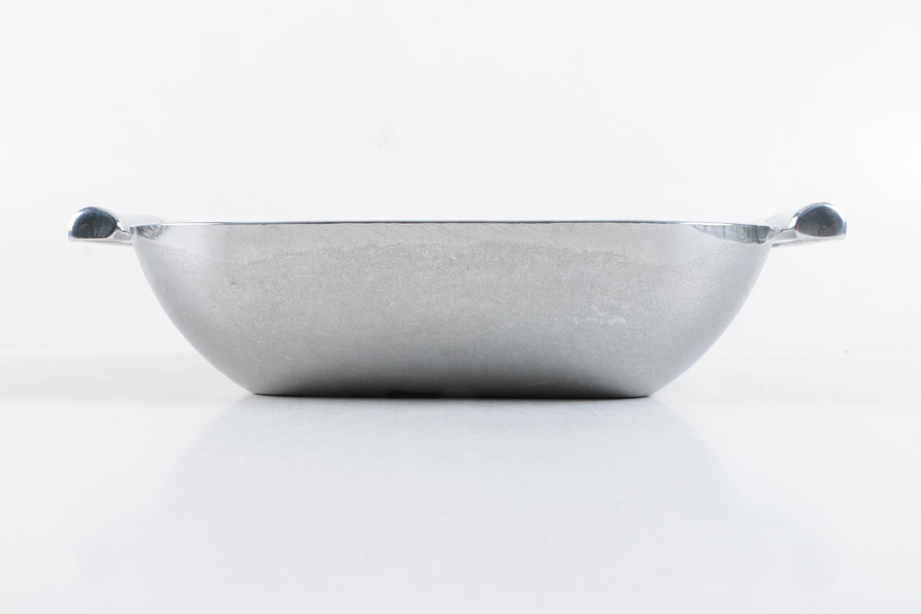 Chrome Metal Trays and Bowls