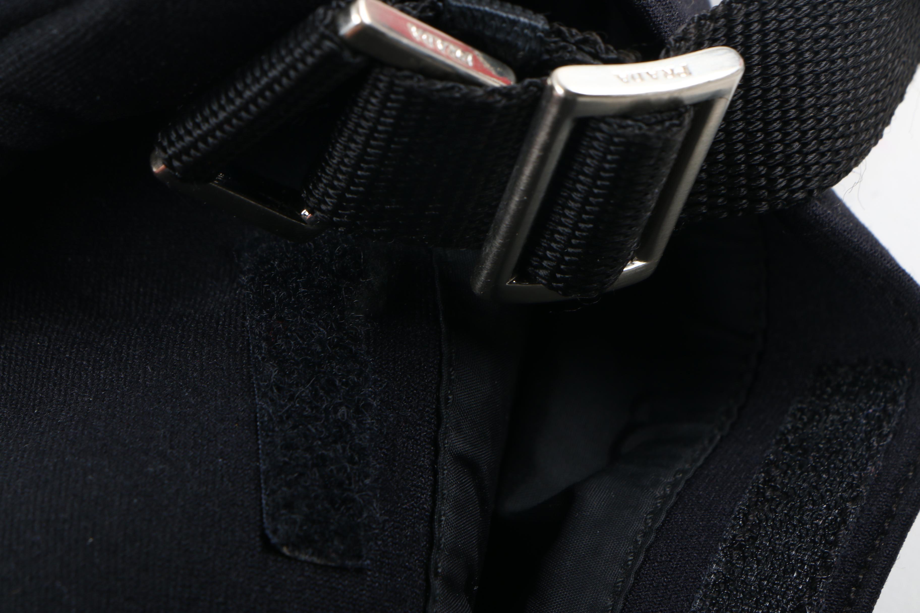 Prada Black Mesh and Neoprene Crossbody