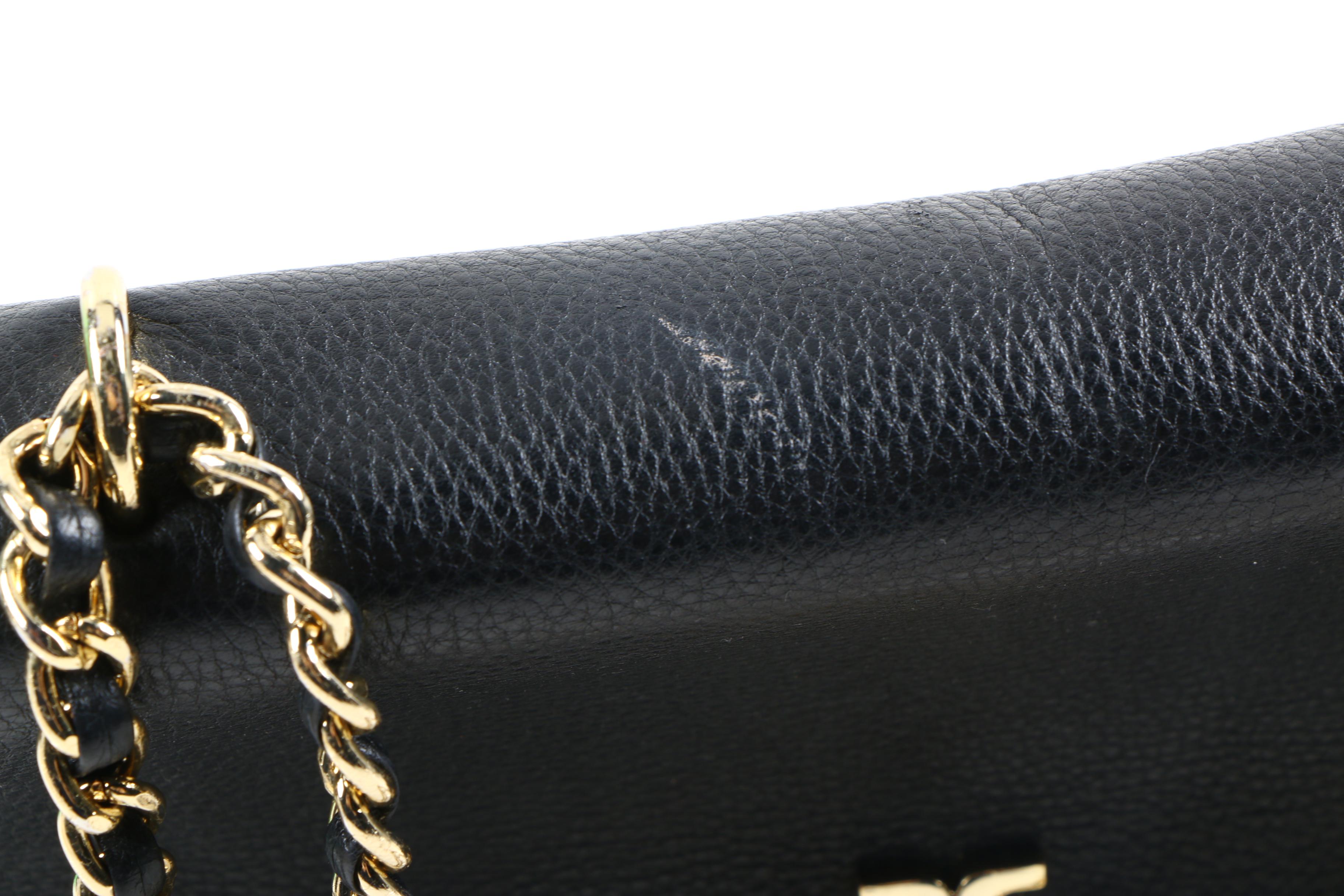 Tory Burch Mercer Black Leather Crossbody Bag