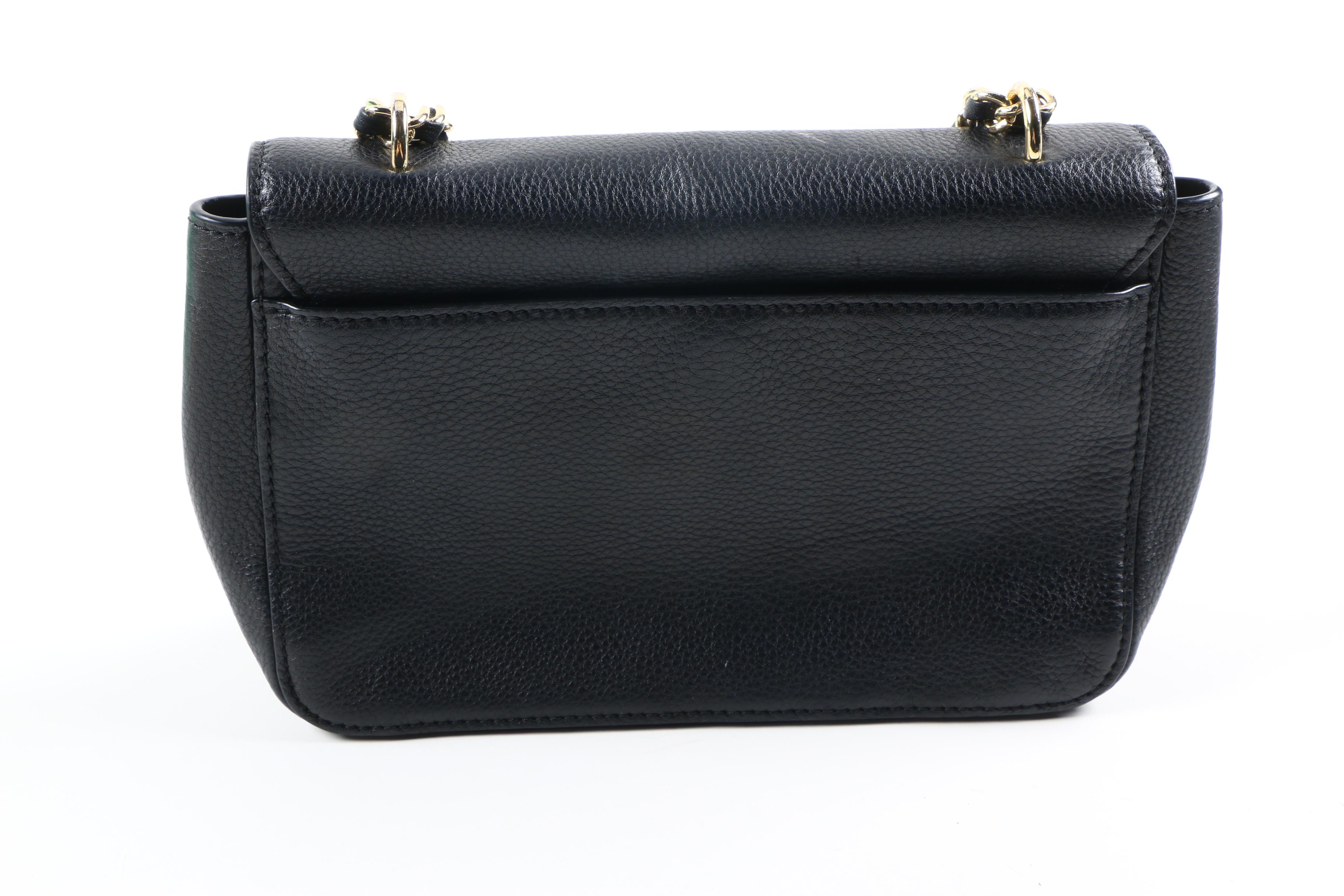 Tory Burch Mercer Black Leather Crossbody Bag