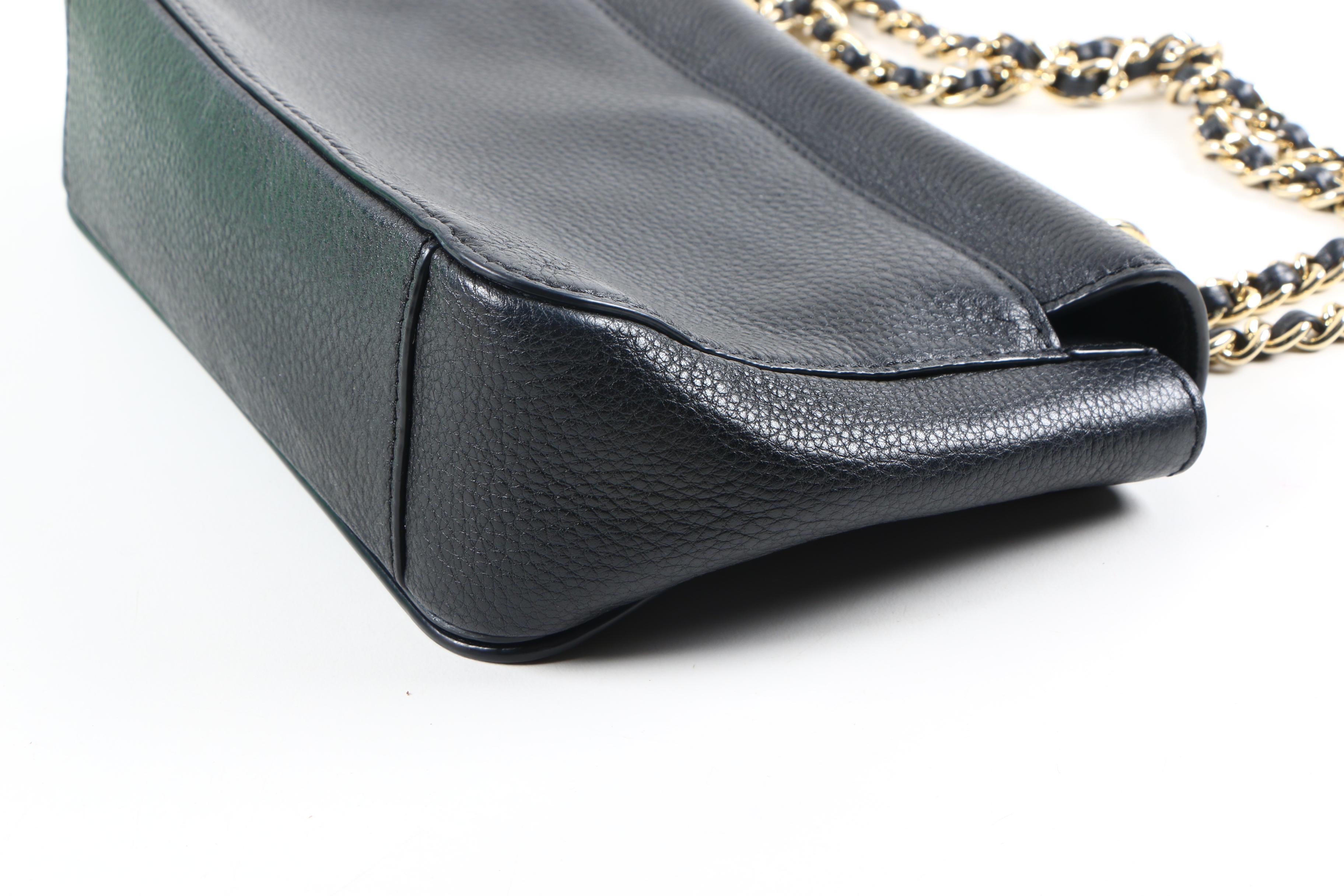 Tory Burch Mercer Black Leather Crossbody Bag