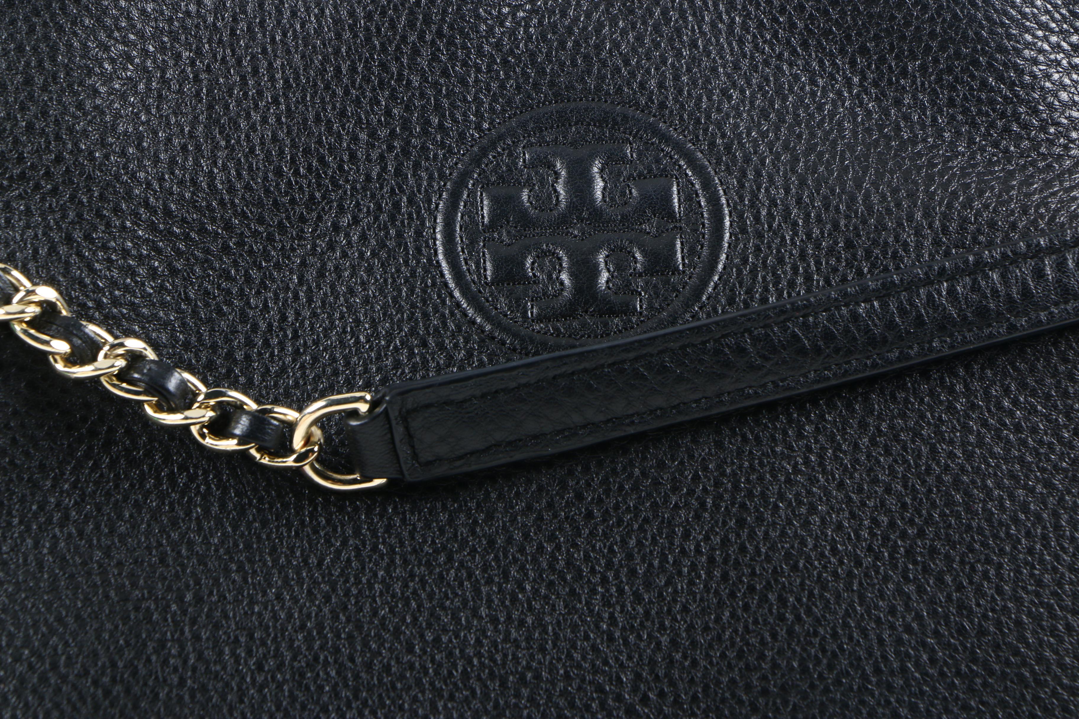 Tory Burch Black Leather Tote