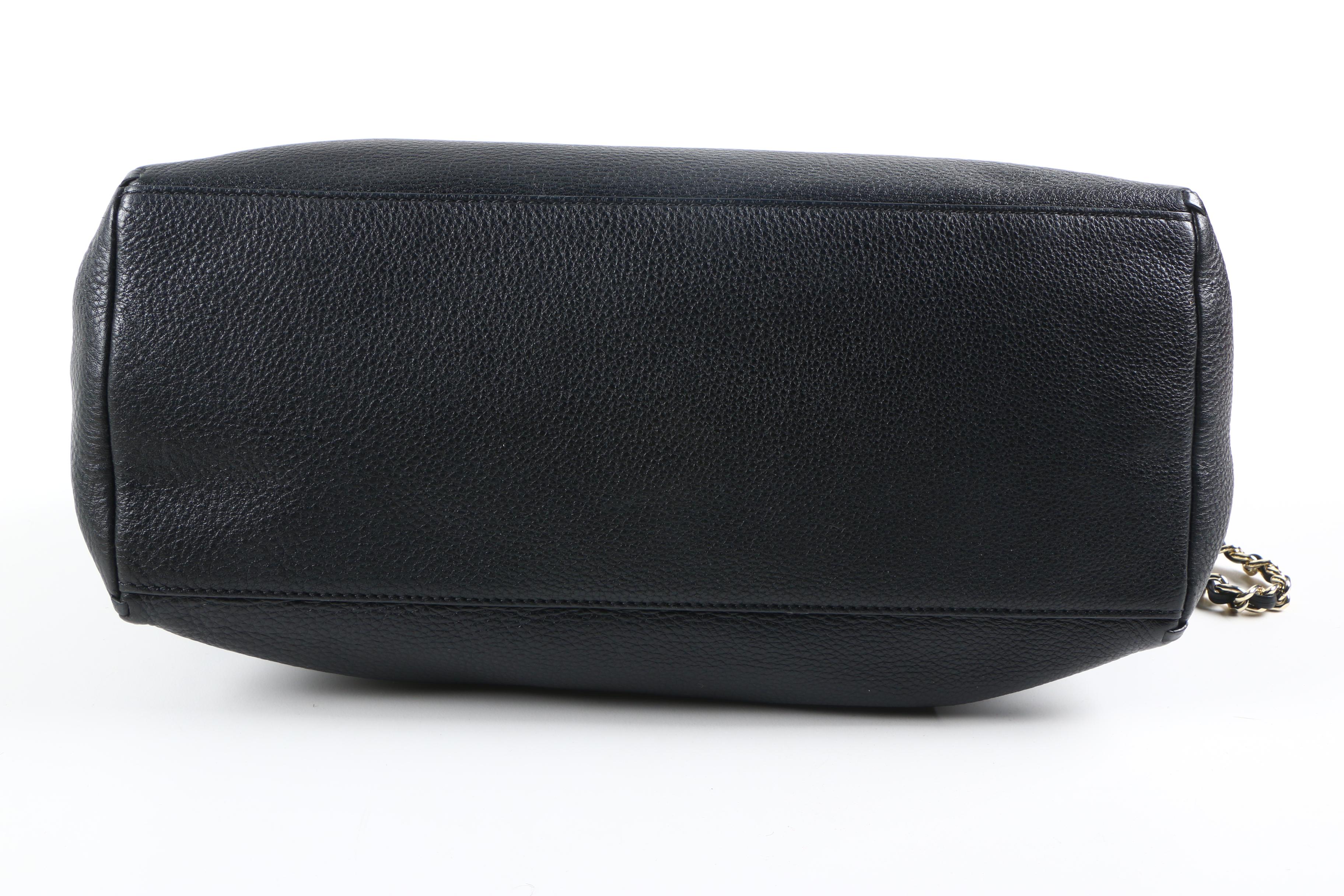 Tory Burch Black Leather Tote