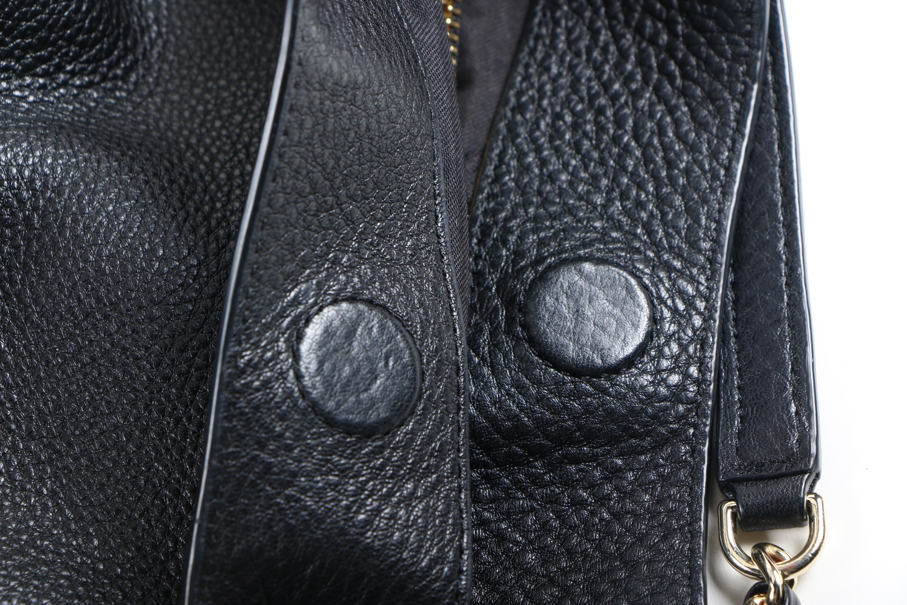 Tory Burch Black Leather Tote