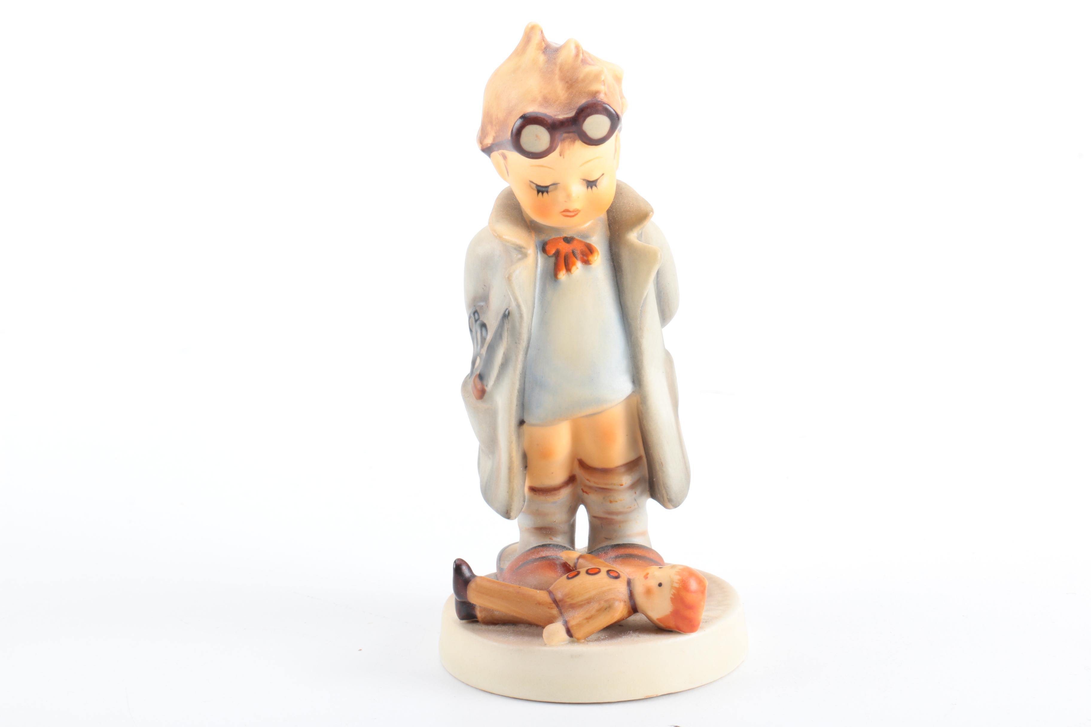 Goebel Hummel 'Doctor' and Willow Tree 'Remembrance' Figurines