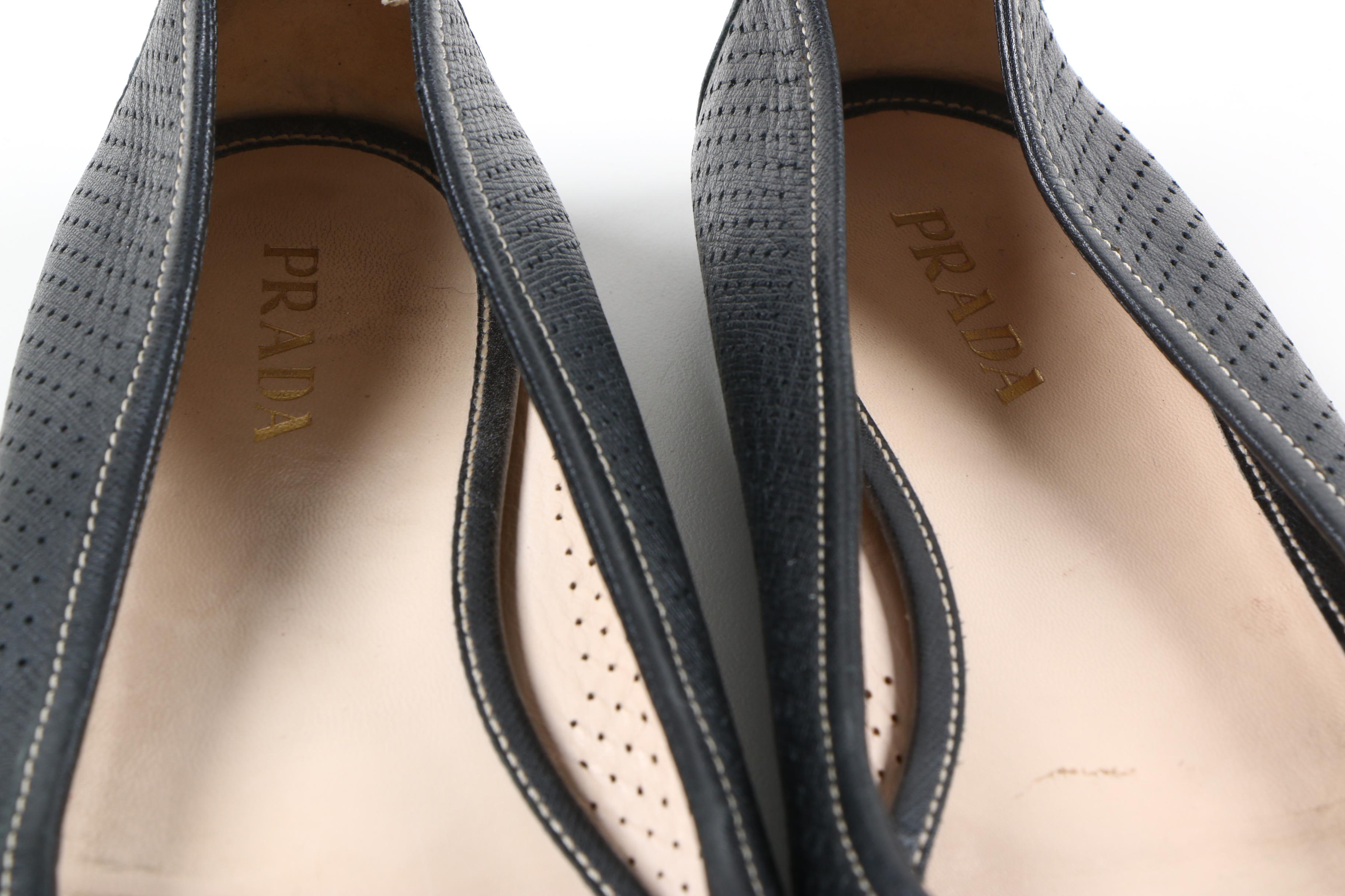 Women's Prada and Stuart Weitzman Ballet Flats