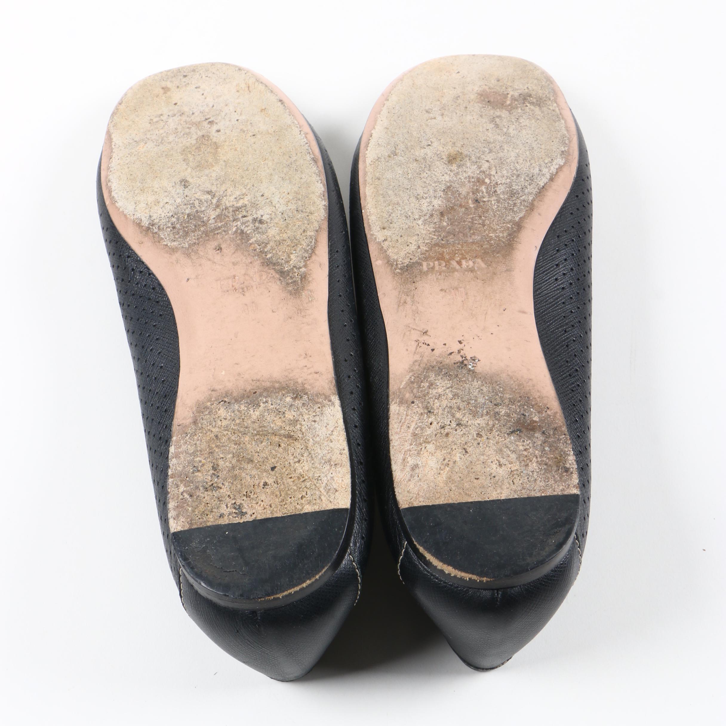 Women's Prada and Stuart Weitzman Ballet Flats