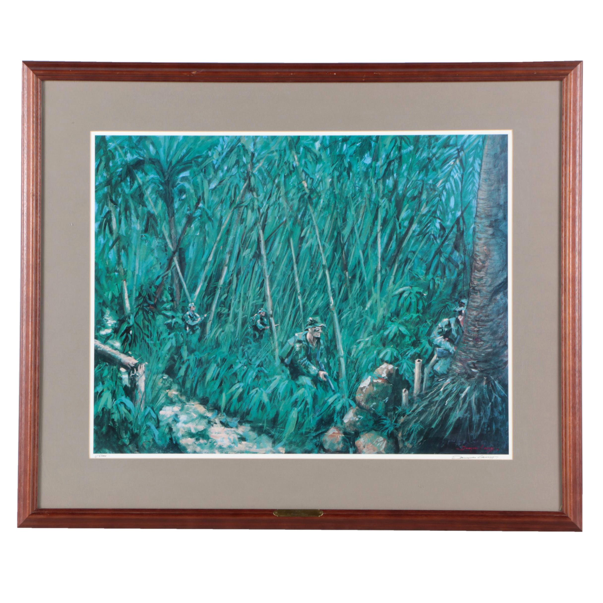 Limited Edition Jacques Lamy Offset Lithograph on Paper "L.R.R.P."