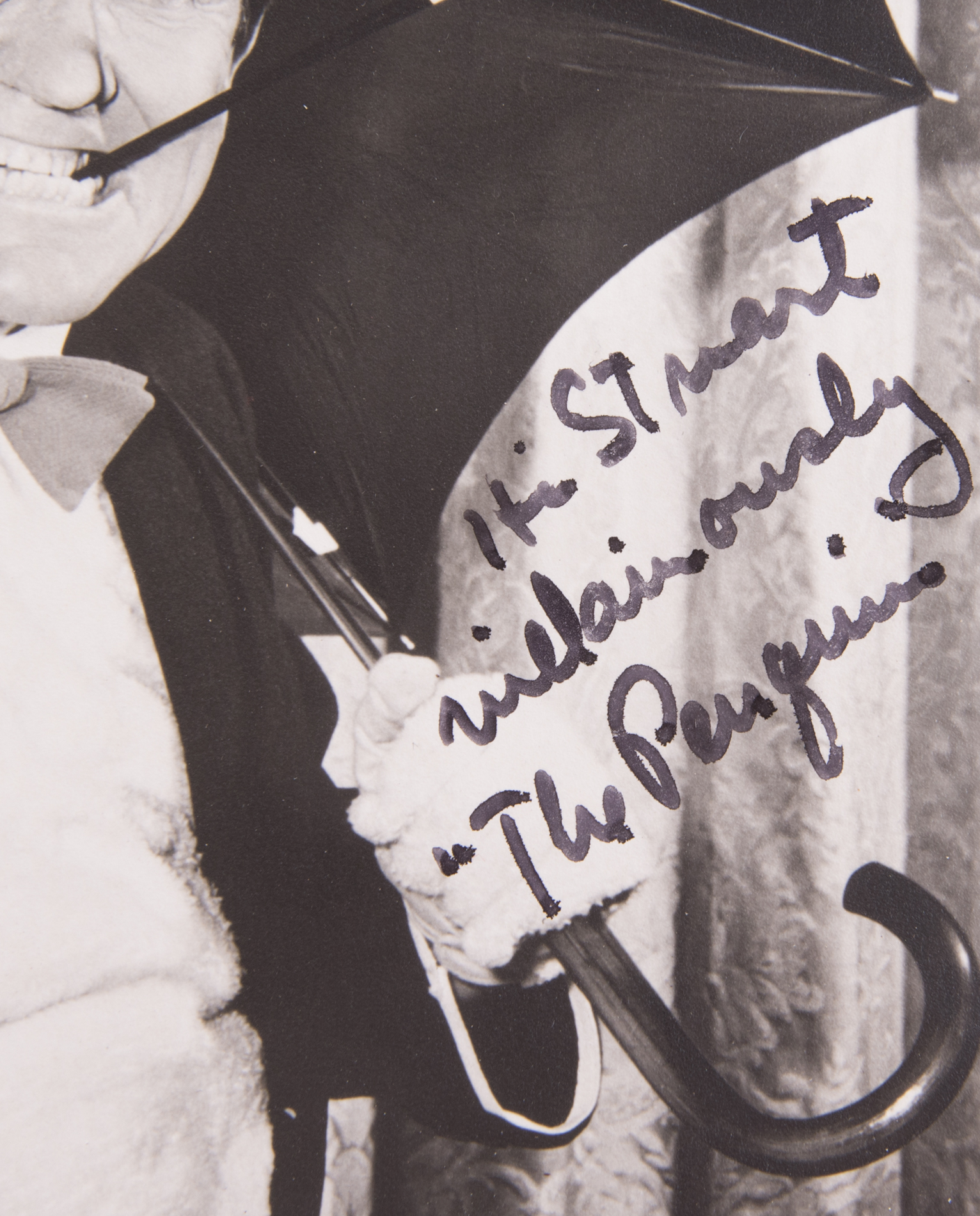 Burgess Meredith "The Penguin" Signed Photograph