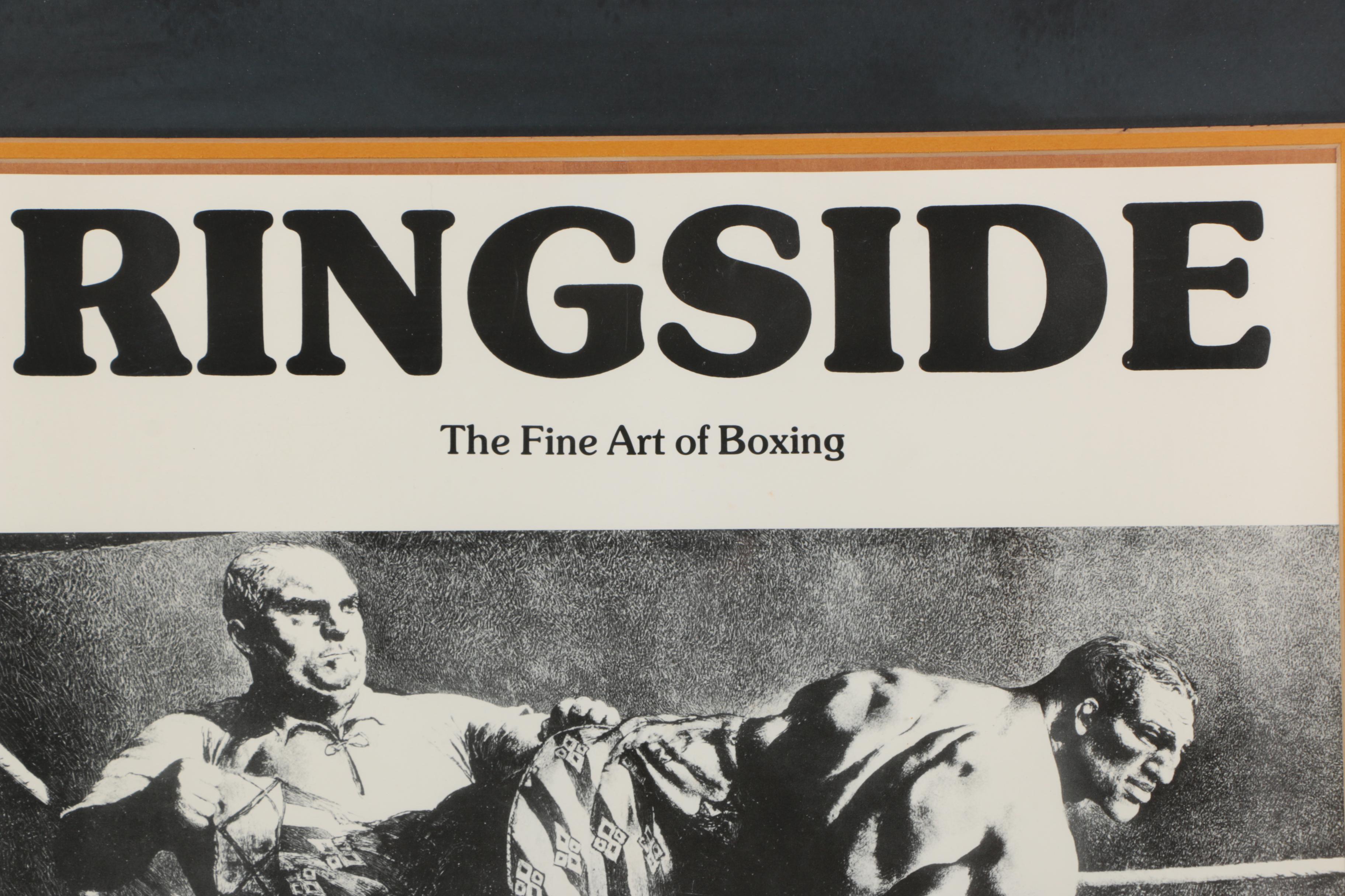 Exhibition Poster on Paper "Ringside, The Fine Art of Boxing"