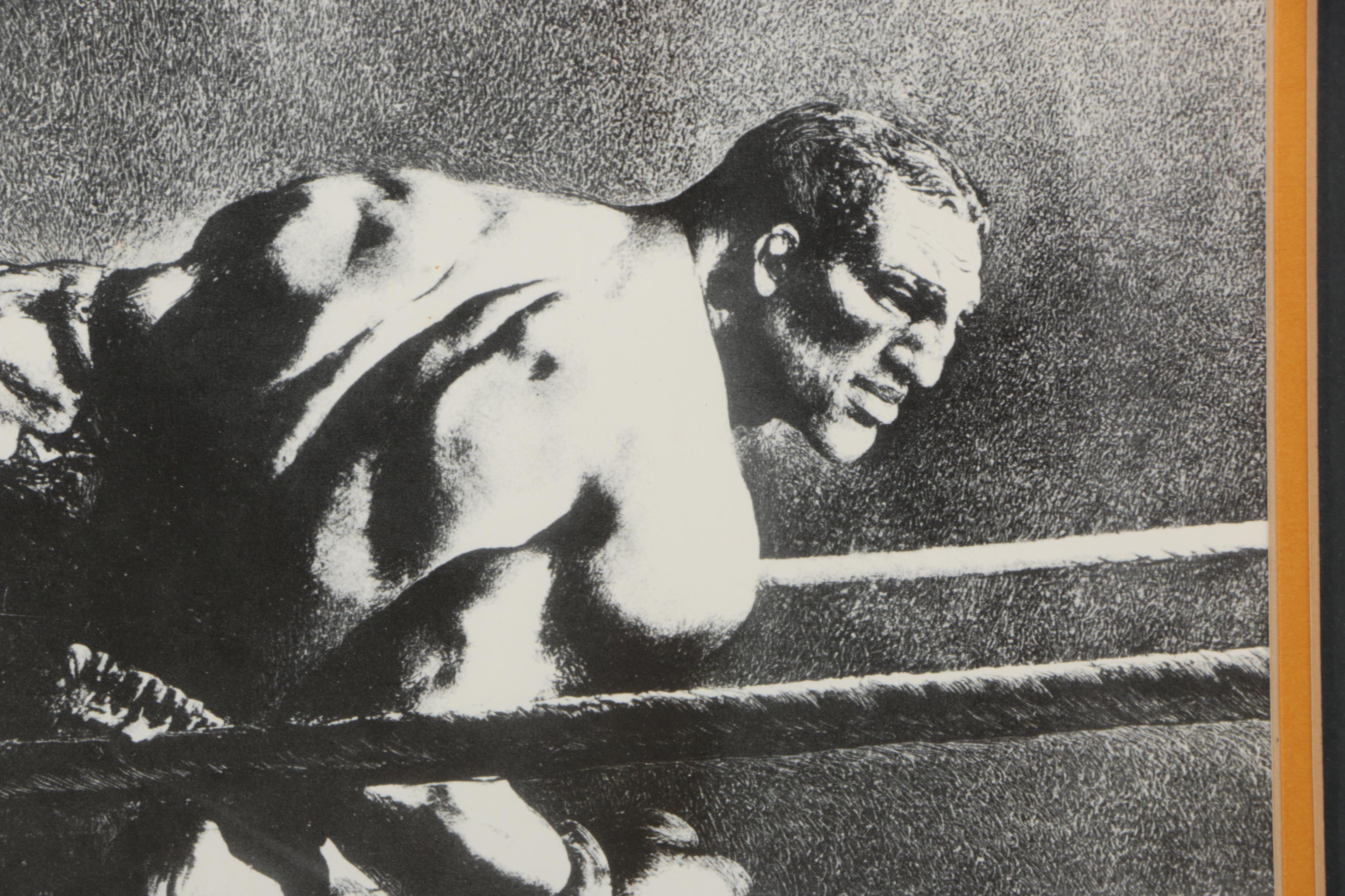 Exhibition Poster on Paper "Ringside, The Fine Art of Boxing"
