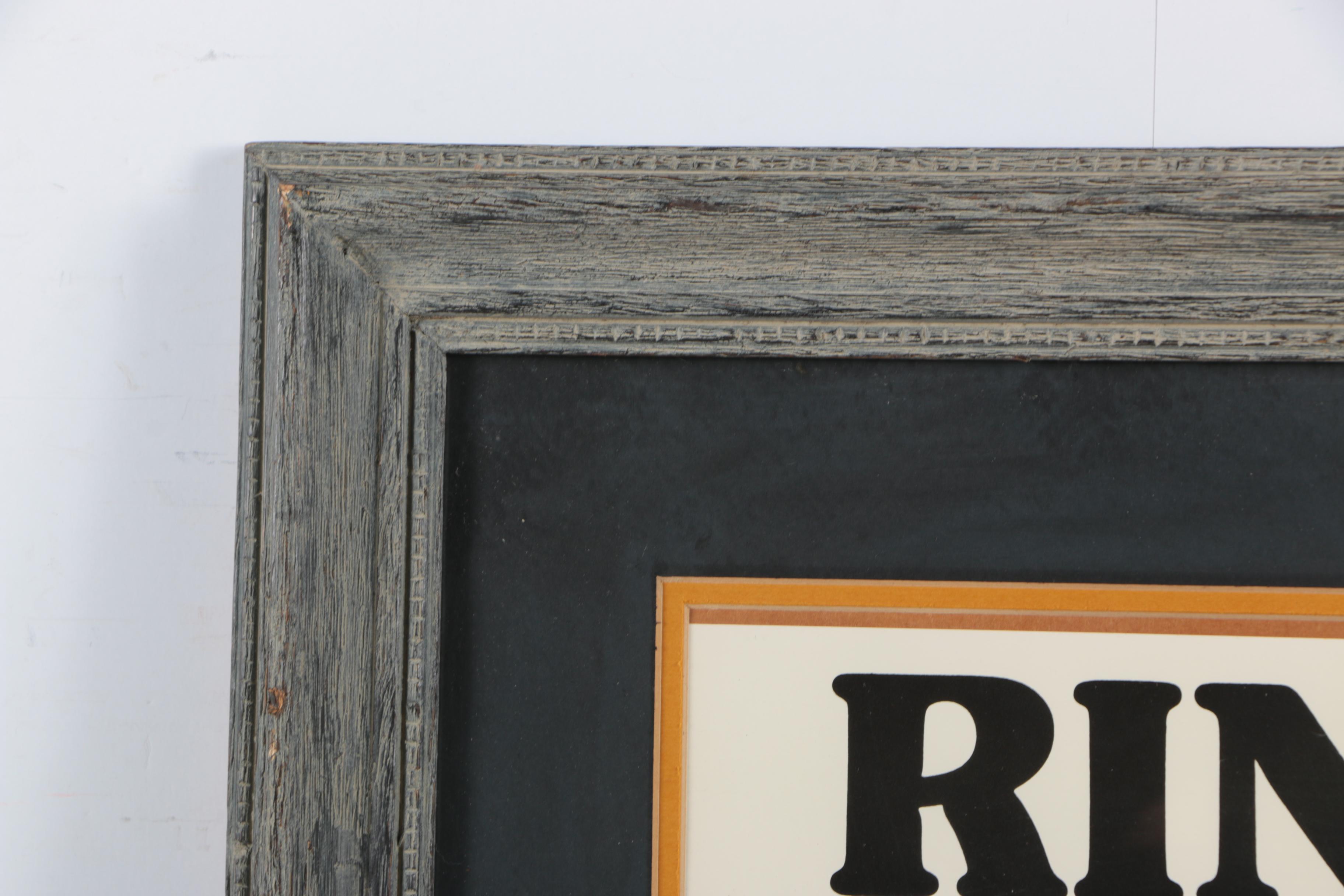 Exhibition Poster on Paper "Ringside, The Fine Art of Boxing"