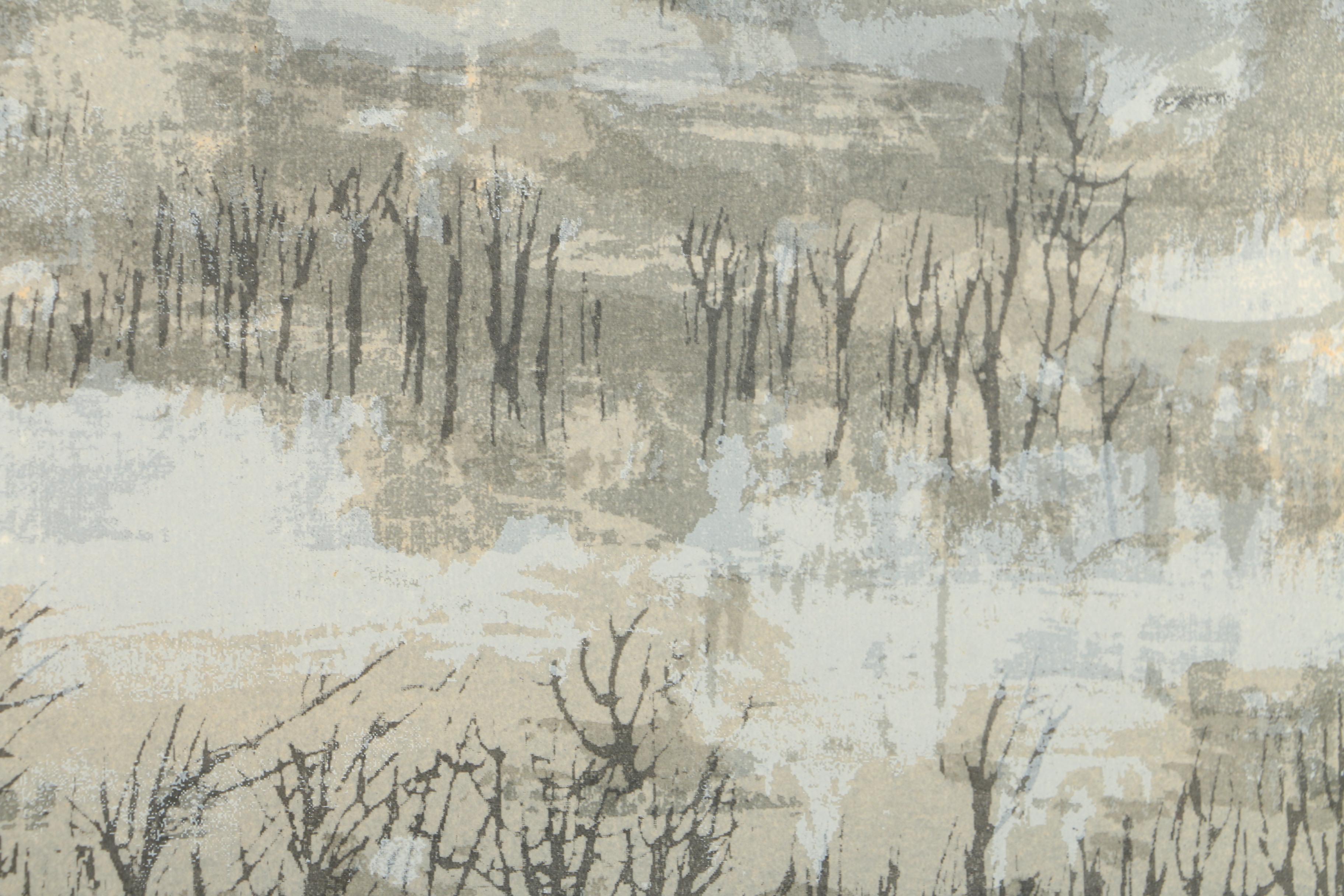 Sylvia Rantz Limited Edition Serigraph on Paper "Winter Landscape"