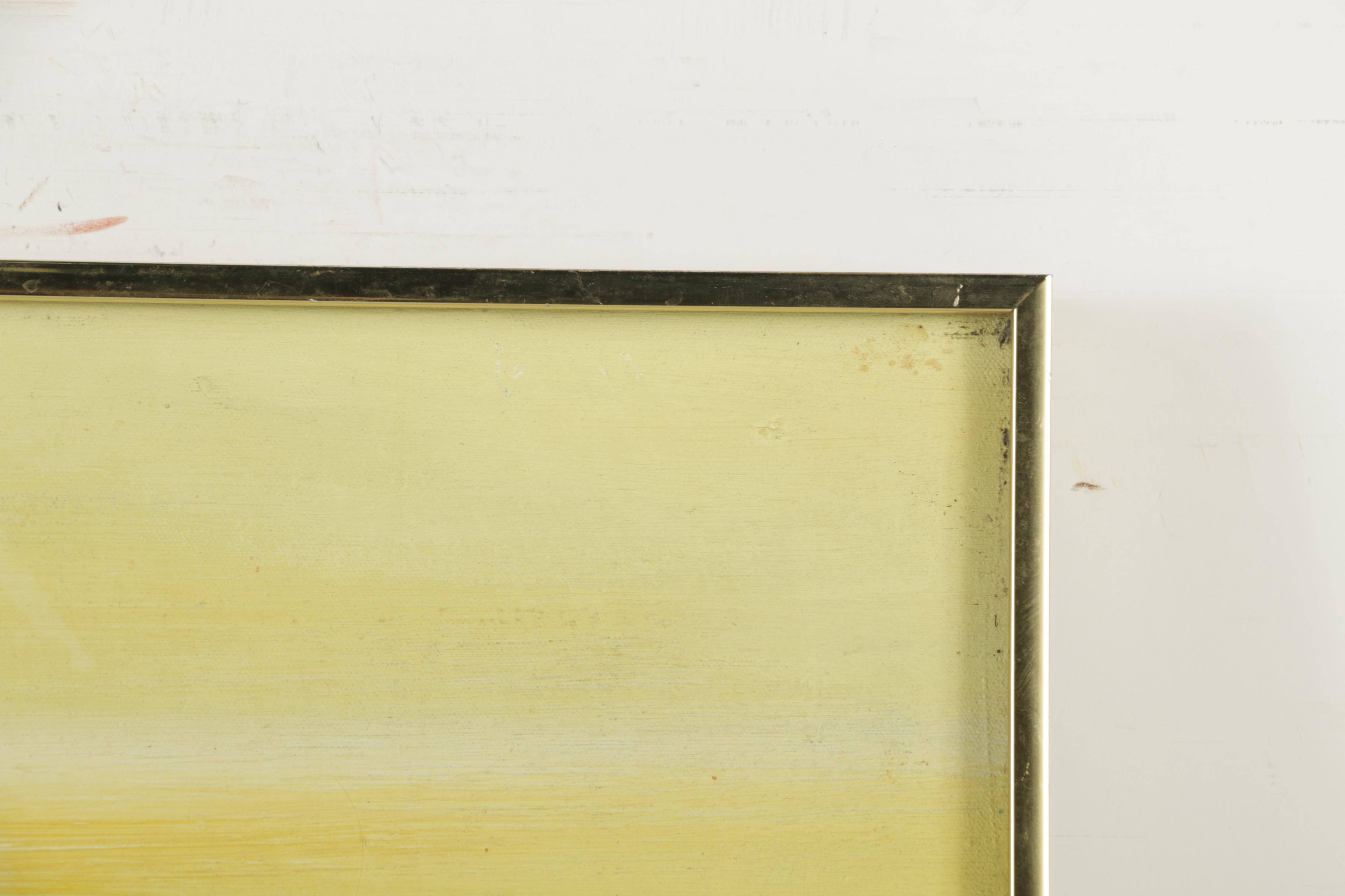 Lino P. Cruz Oil Painting on Canvas Seascape