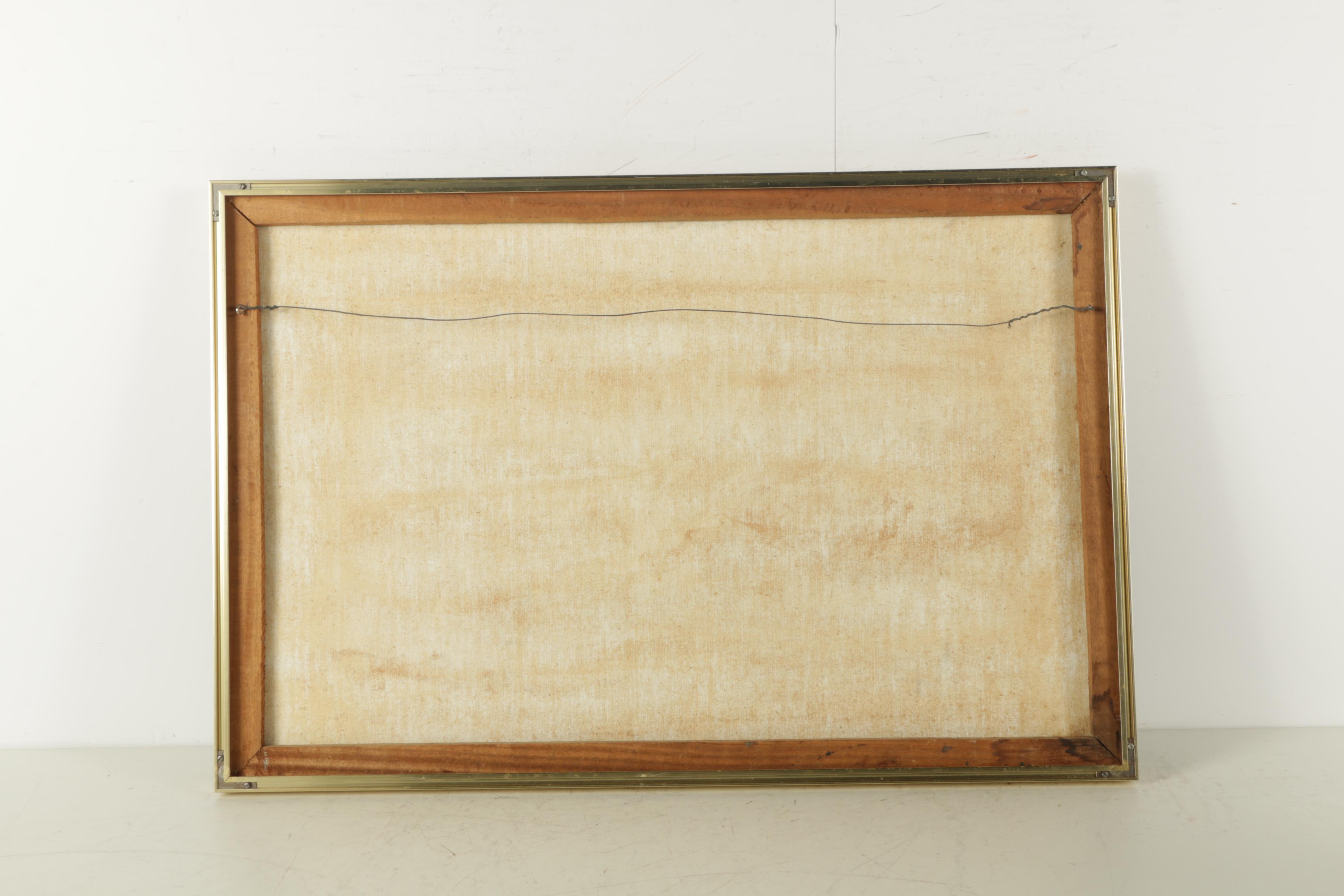 Lino P. Cruz Oil Painting on Canvas Seascape