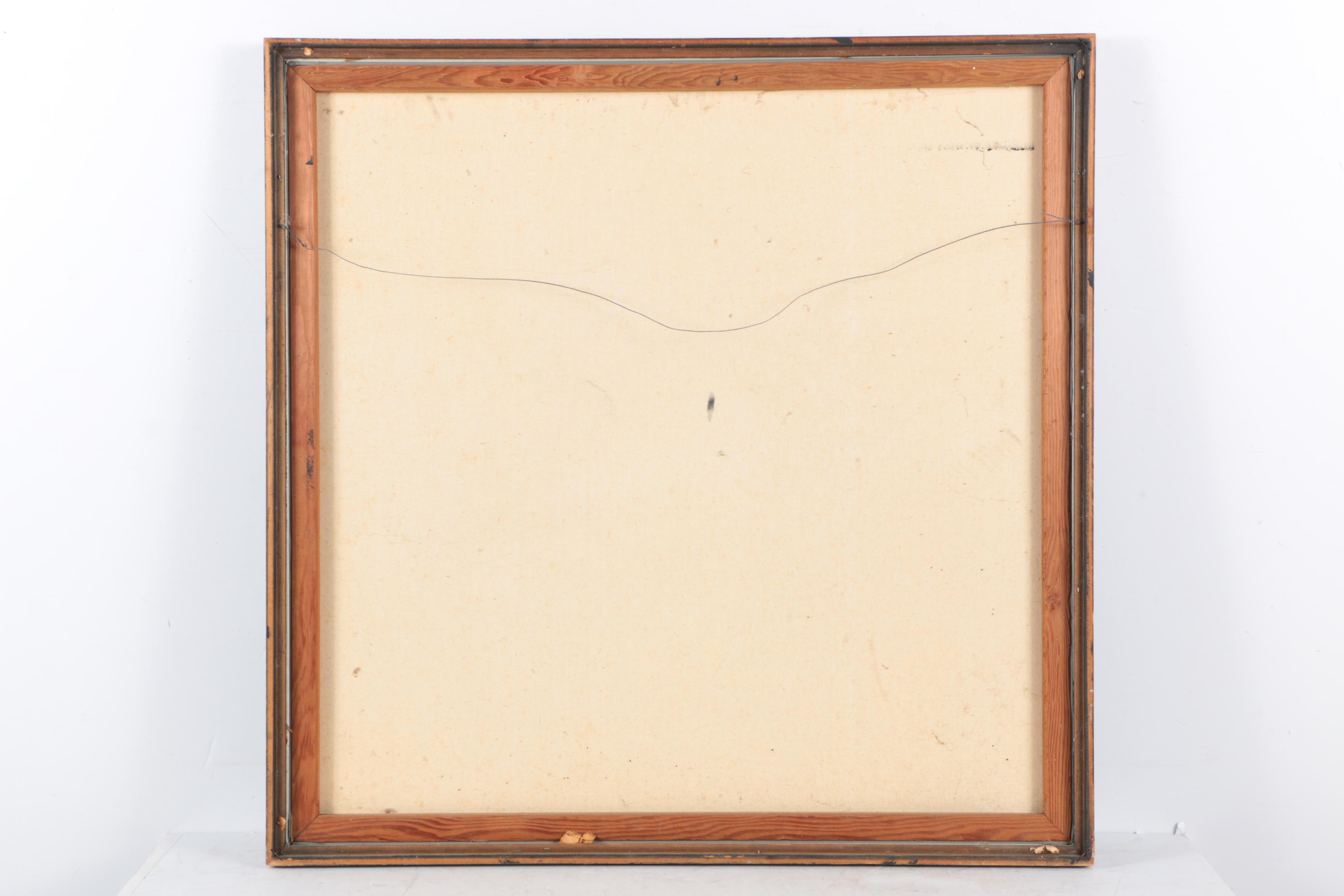 C. Roberts Oil Painting on Canvas Outdoor Scene