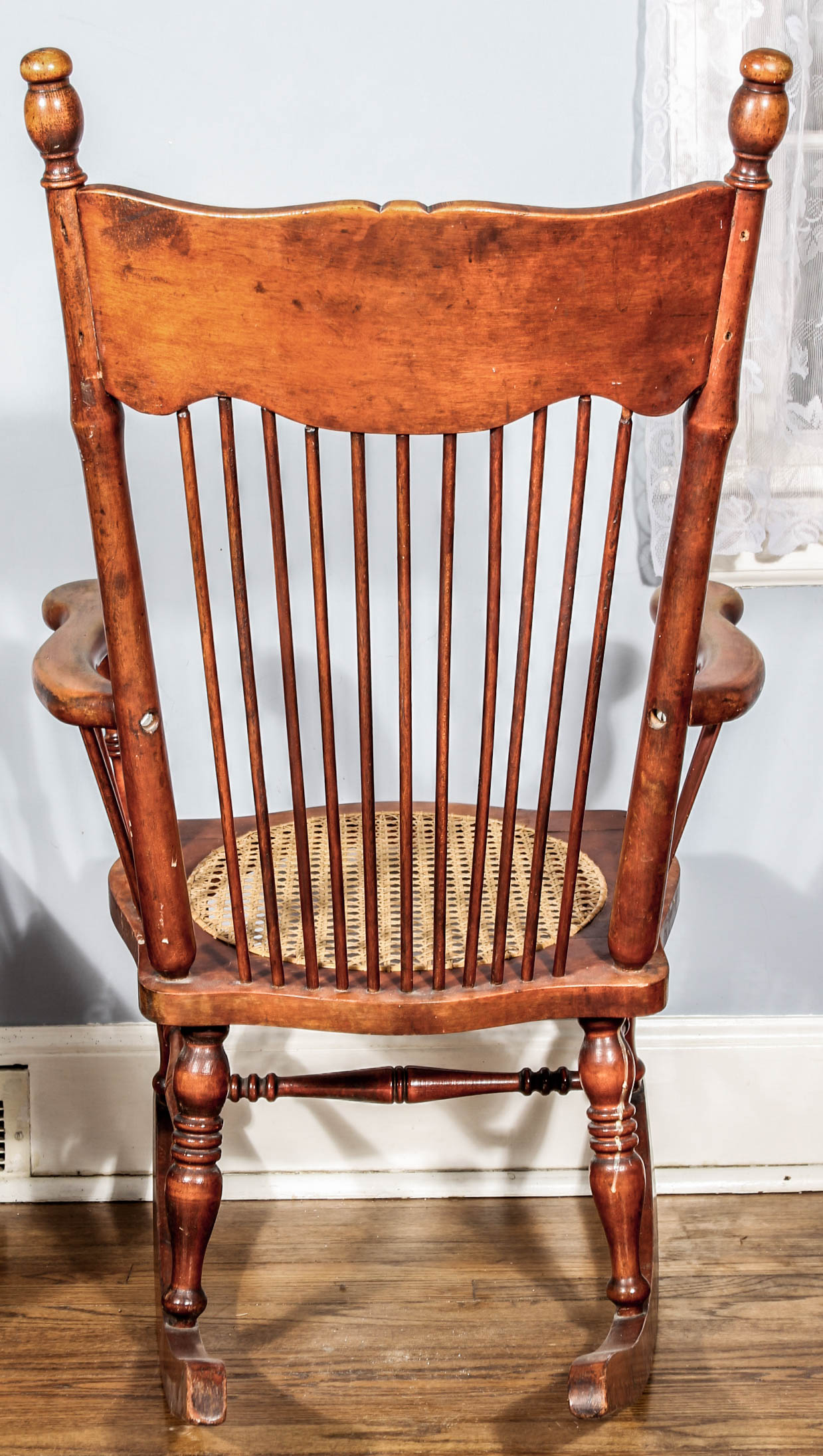 Vintage Cane Seat Rocking Chair
