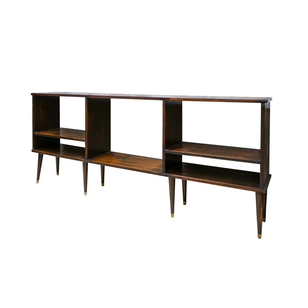 Mid Century Modern Open Credenza