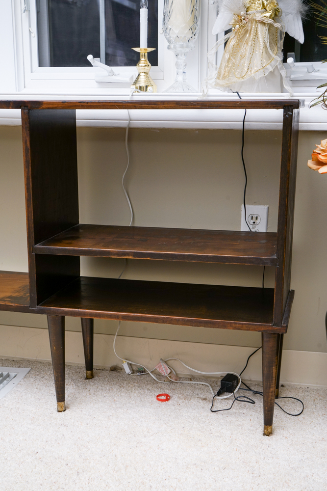 Mid Century Modern Open Credenza