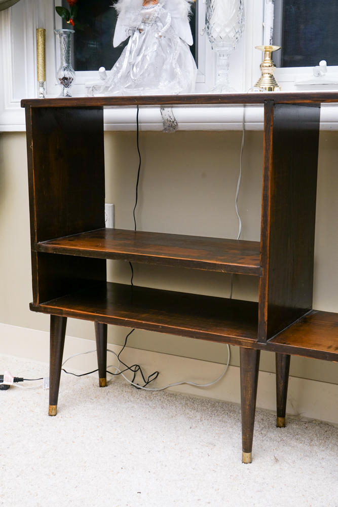 Mid Century Modern Open Credenza