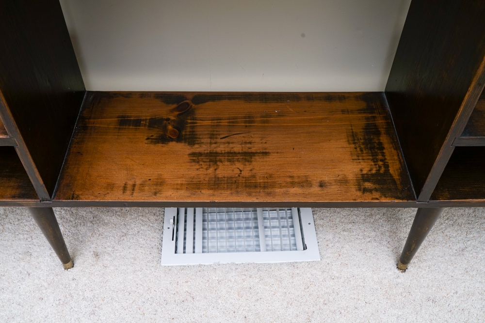 Mid Century Modern Open Credenza