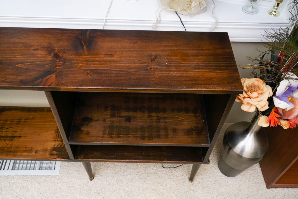 Mid Century Modern Open Credenza