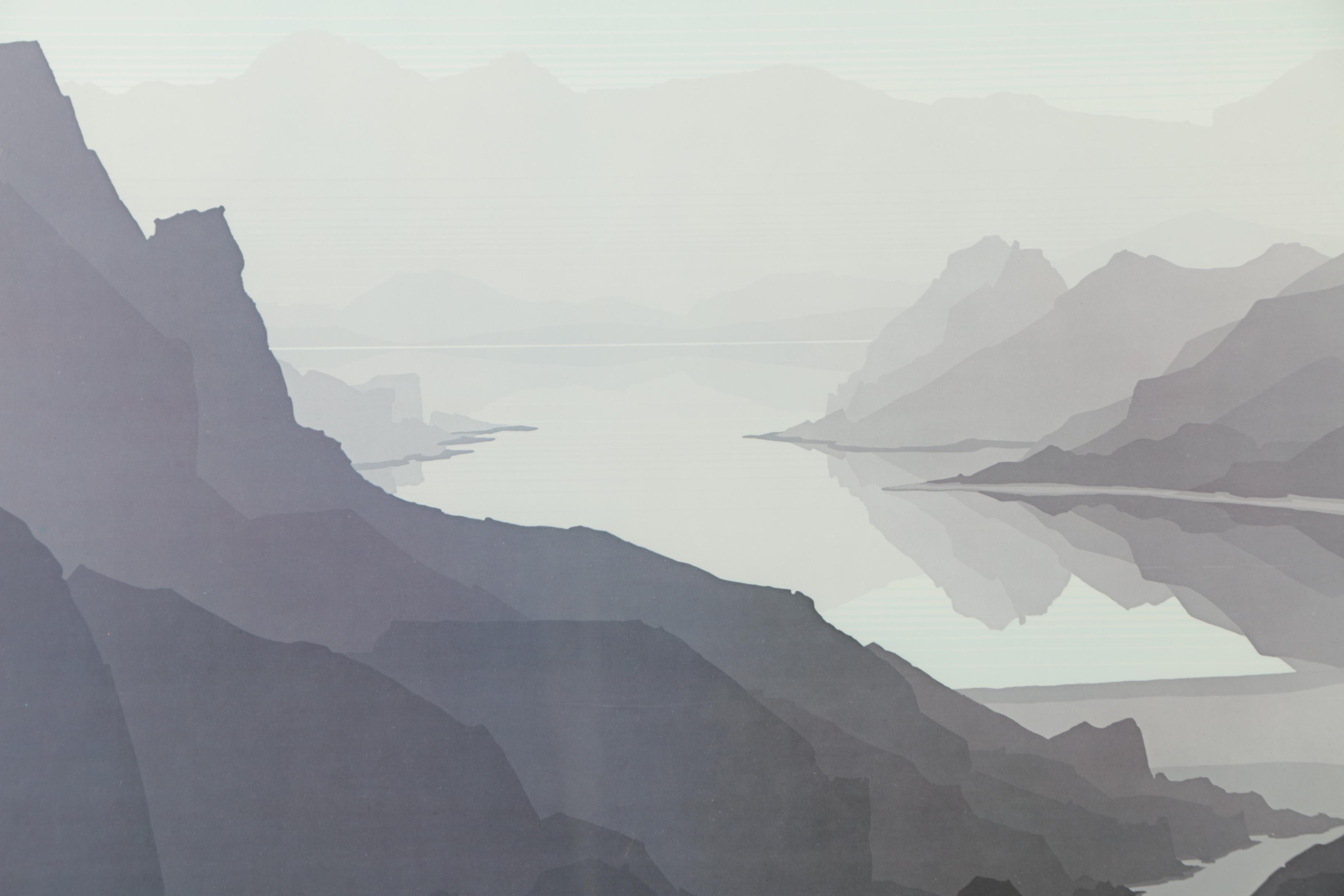 Jerry Schurr Offset Lithograph Gallery Poster from the Summa Gallery