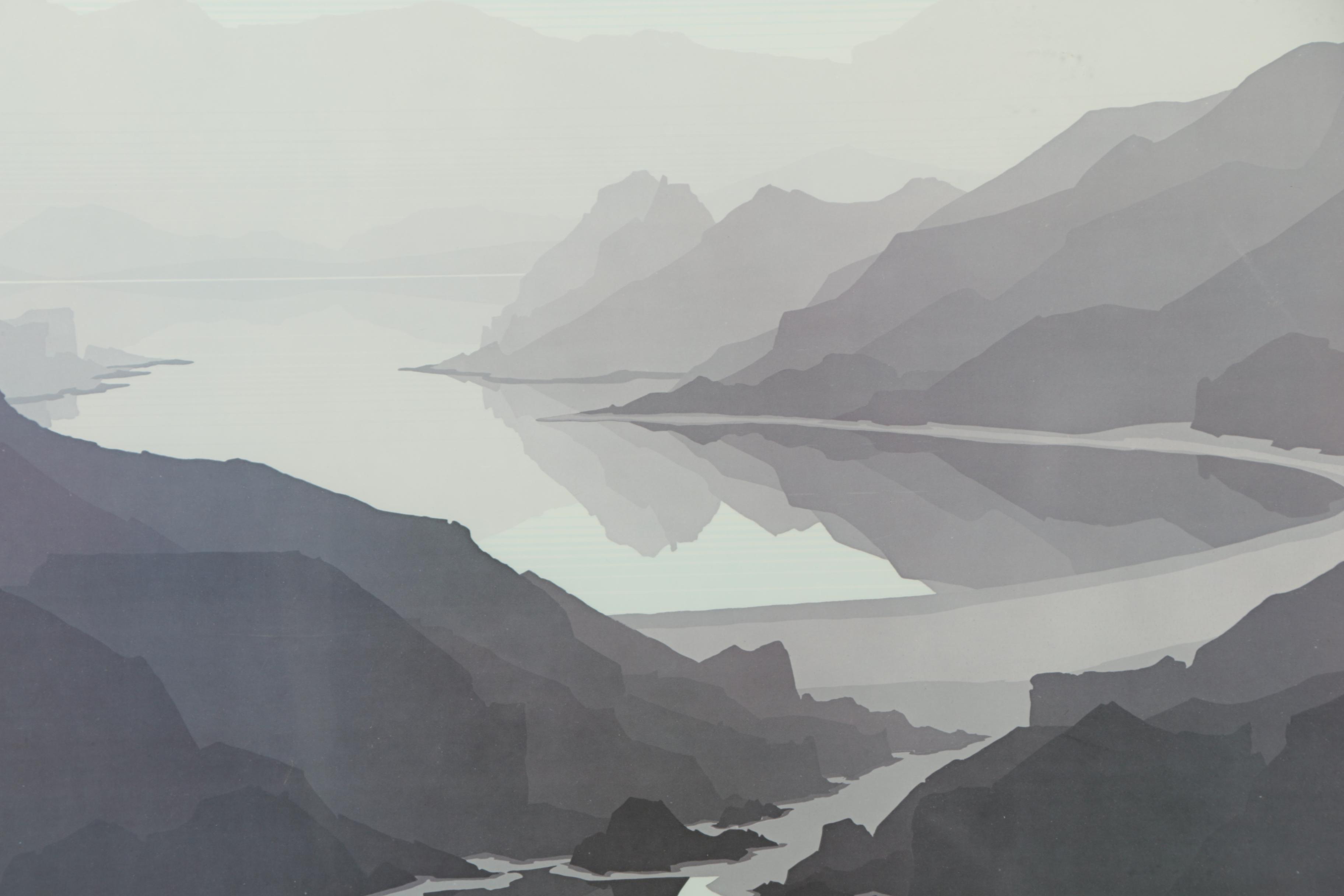 Jerry Schurr Offset Lithograph Gallery Poster from the Summa Gallery