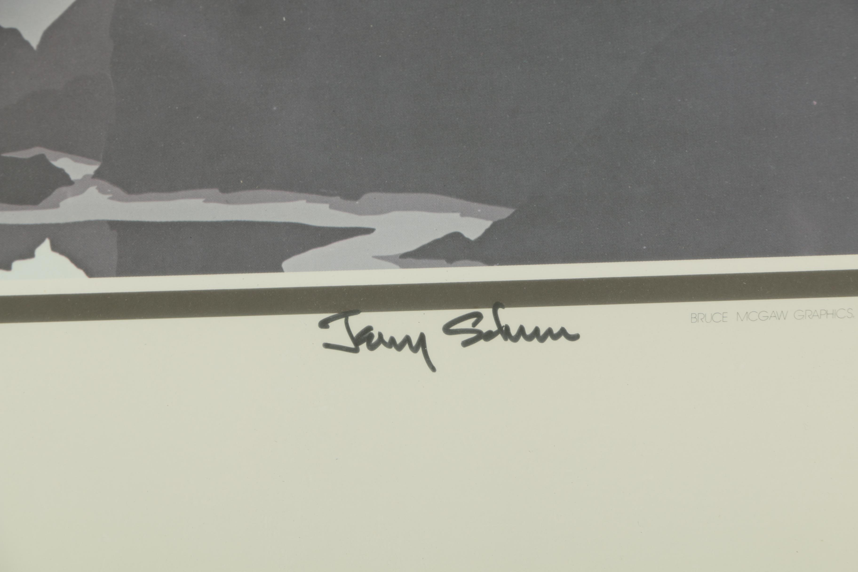 Jerry Schurr Offset Lithograph Gallery Poster from the Summa Gallery